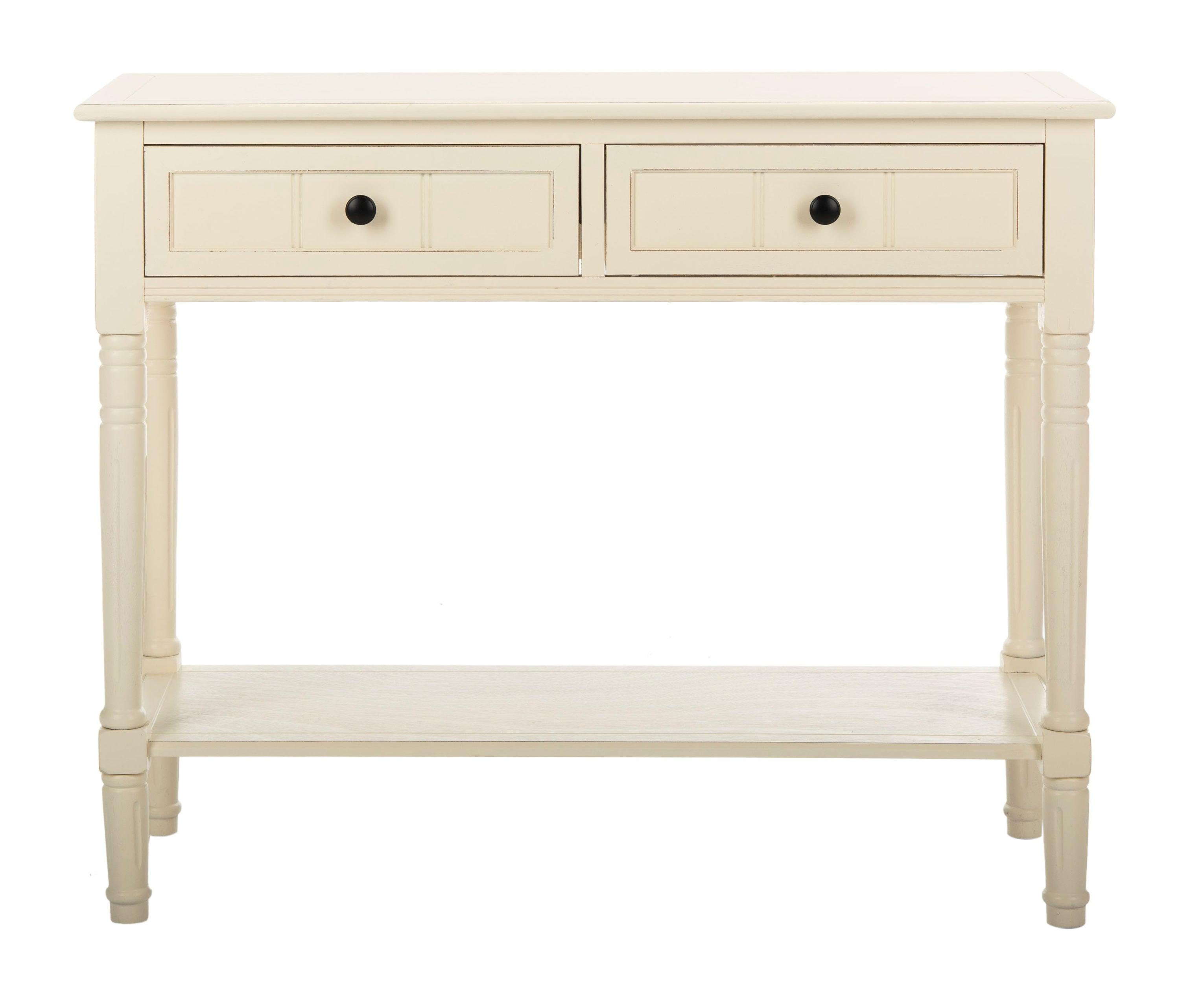 Samantha Console Table - Distressed Cream - Safavieh