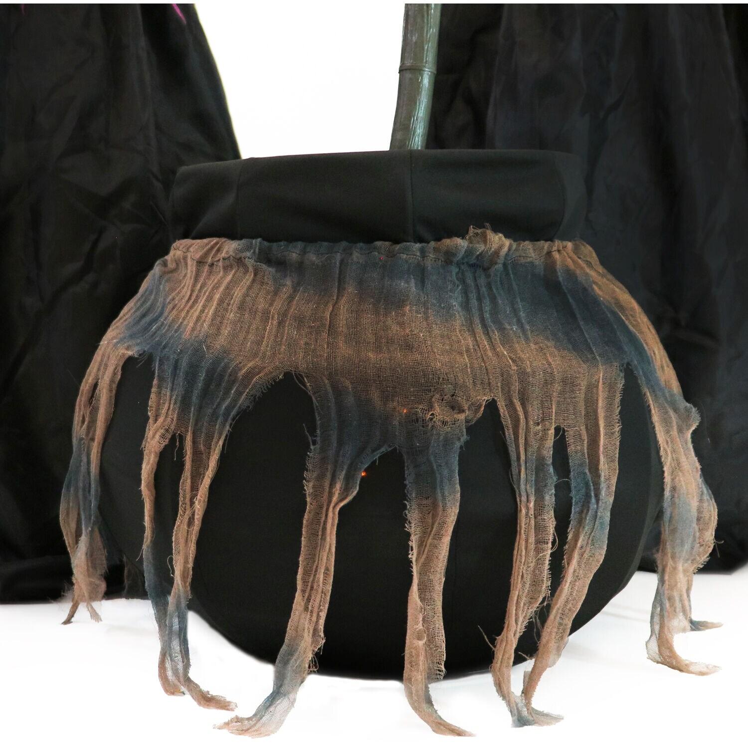 Haunted Hill Farm Haunted Hill Farm Motion-Activated Wicked Cauldron Witches, Plug-In Talking Halloween Animatronic