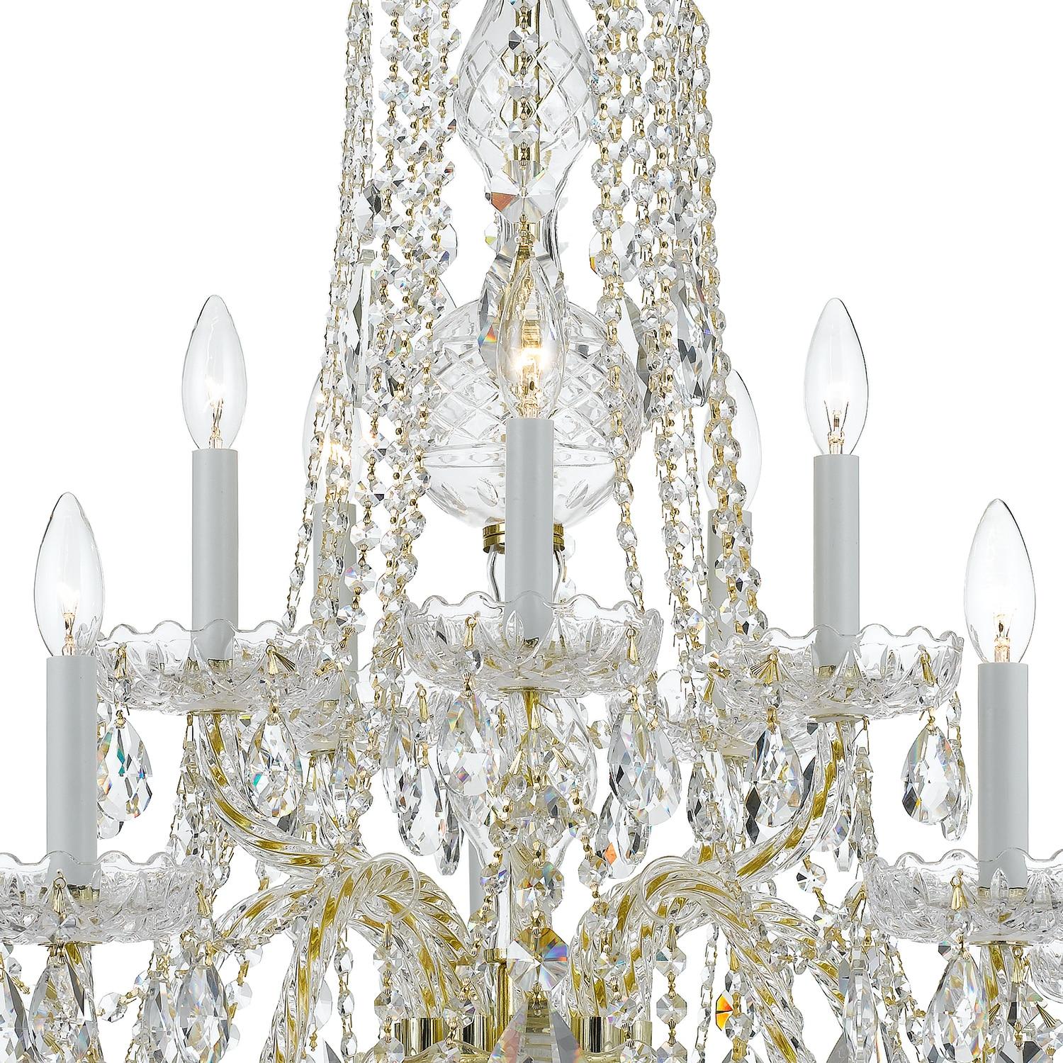 Crystorama Lighting - Ten Light Chandelier - Chandelier - Crystal - Five Light