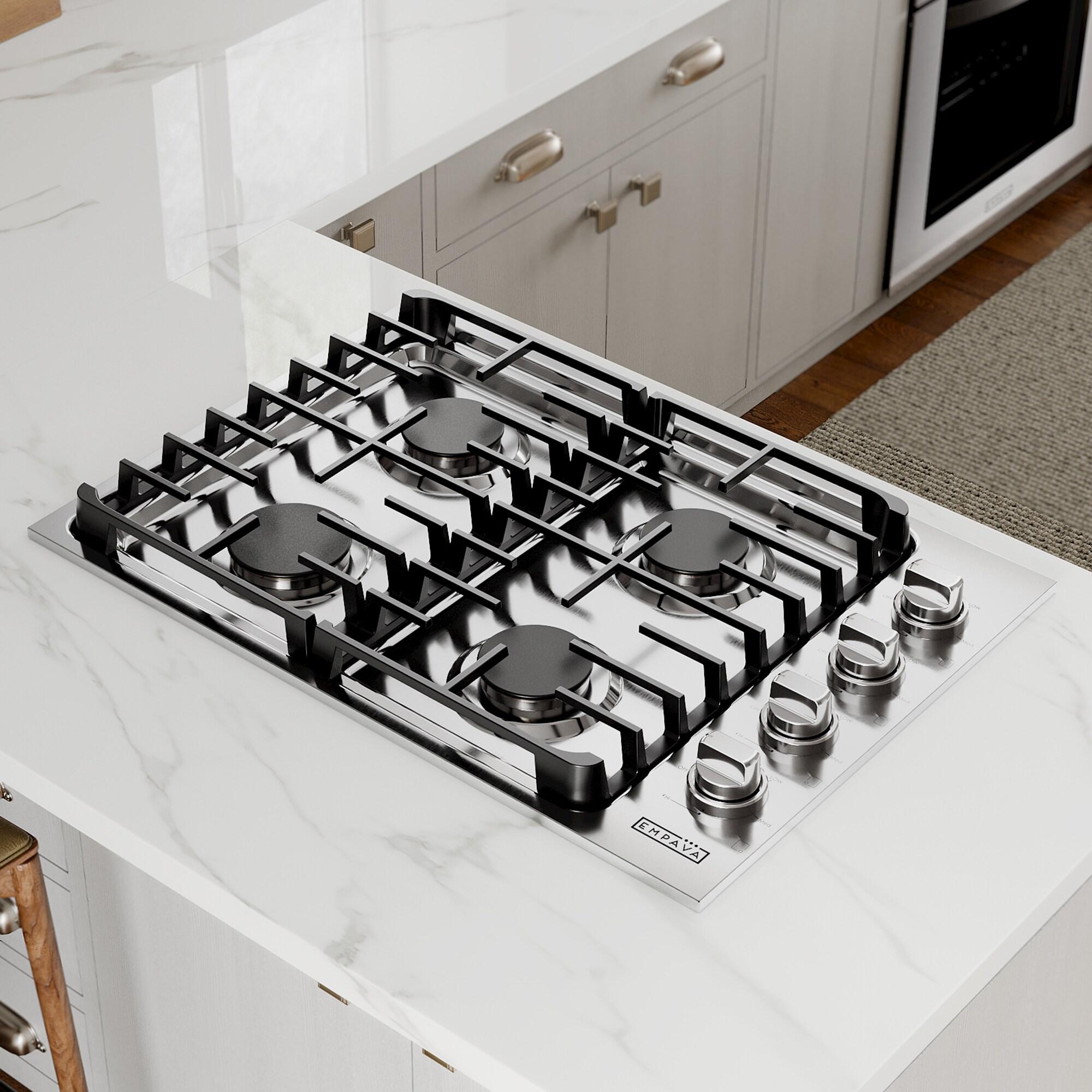 Empava 30" Stainless Steel 4 Burner Cooktop