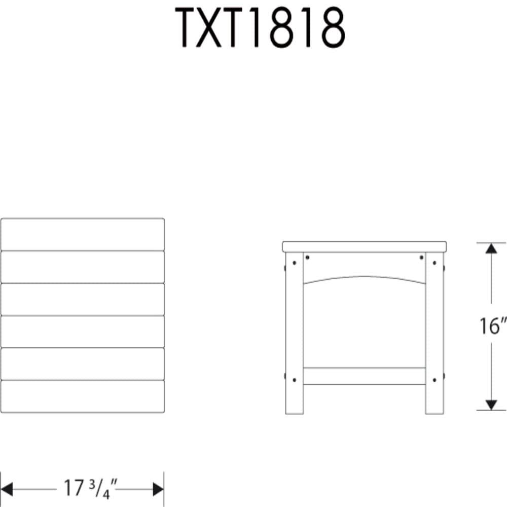 Rockport Club 18" Side Table