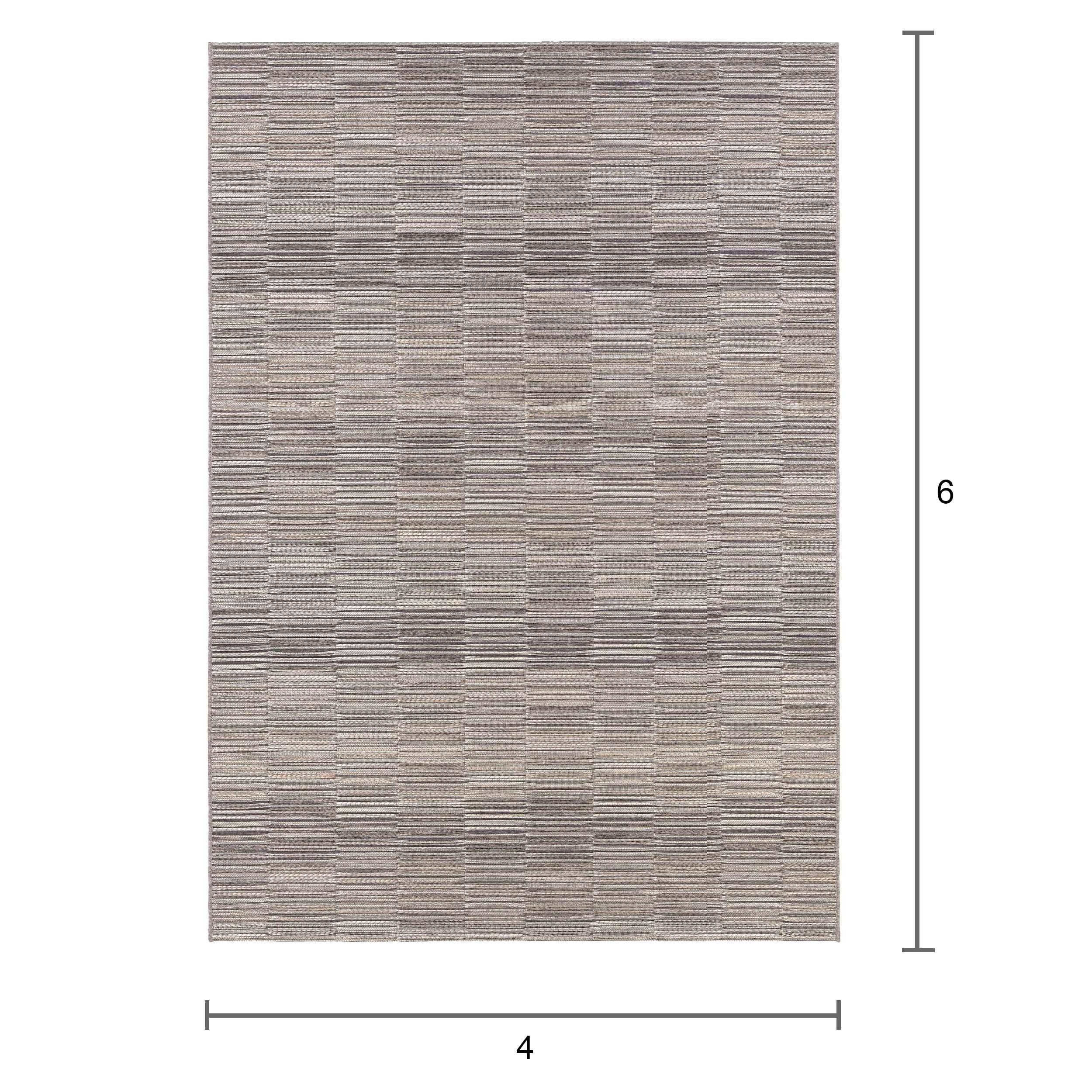 Couristan Cape Fayston, Silver-Charcoal Rug, Multiple Sizes