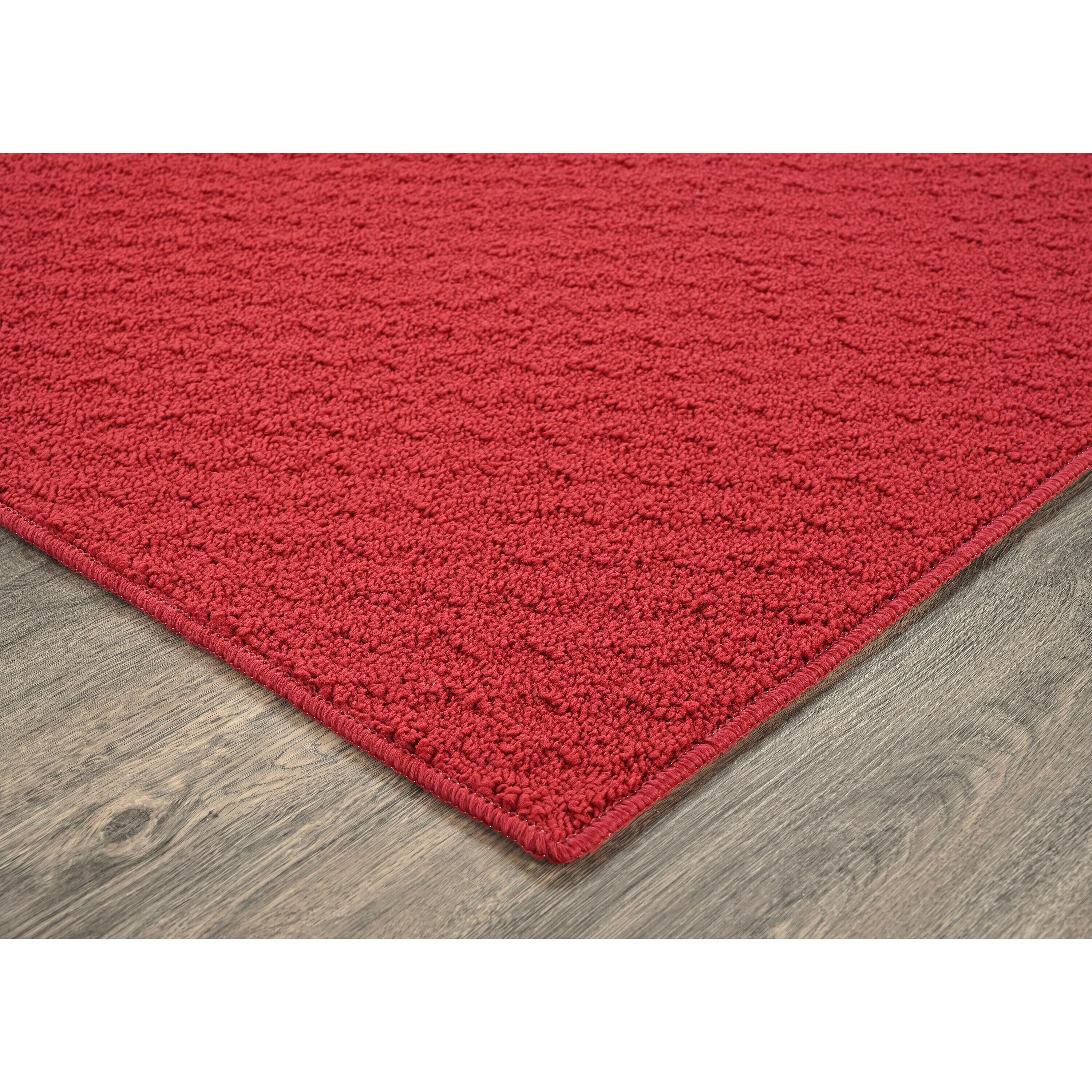 Garland Rug Town Square Polypropylene Chili Red Indoor Area Rug, 8' x 10'