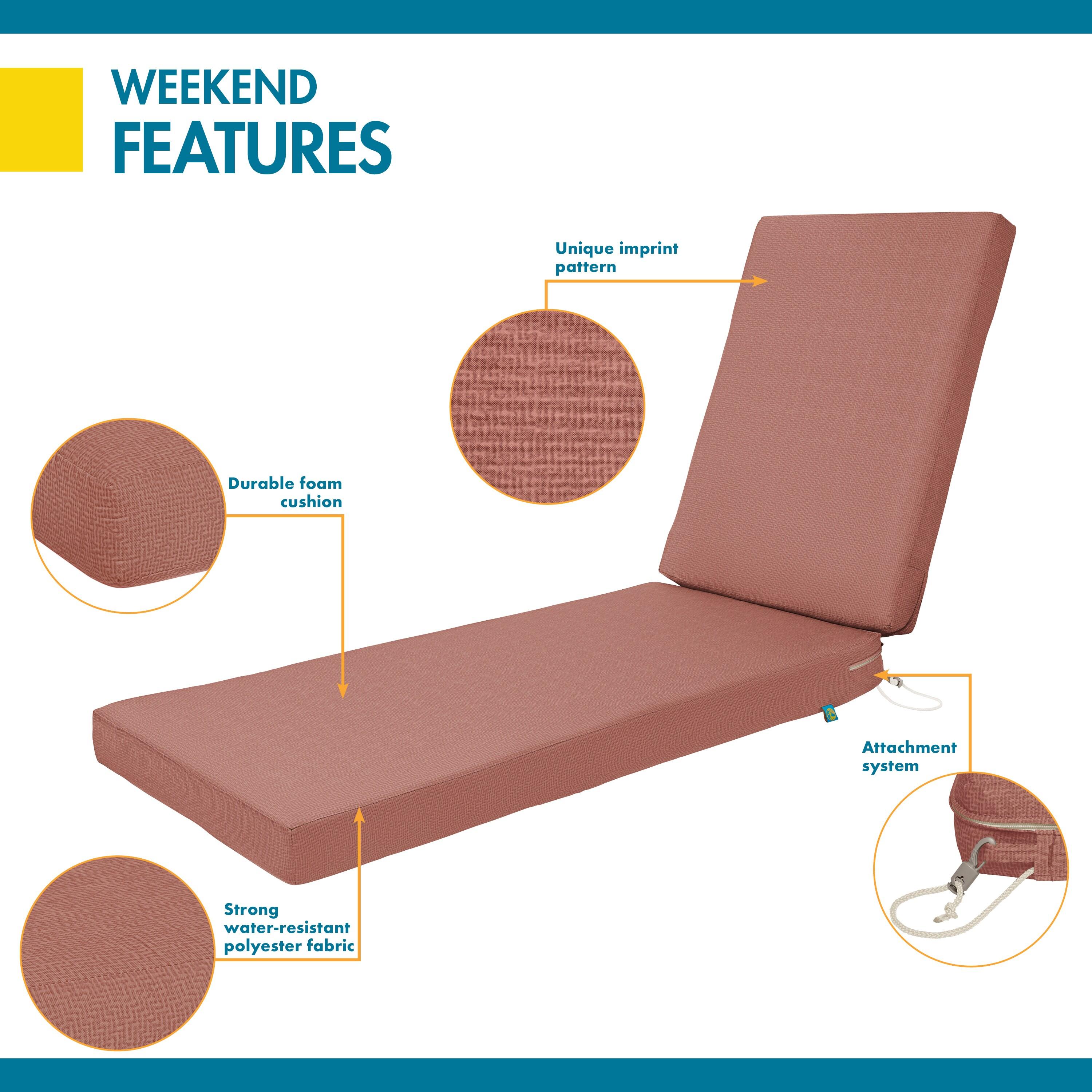 Patio Cushion for Outdoor Chaises