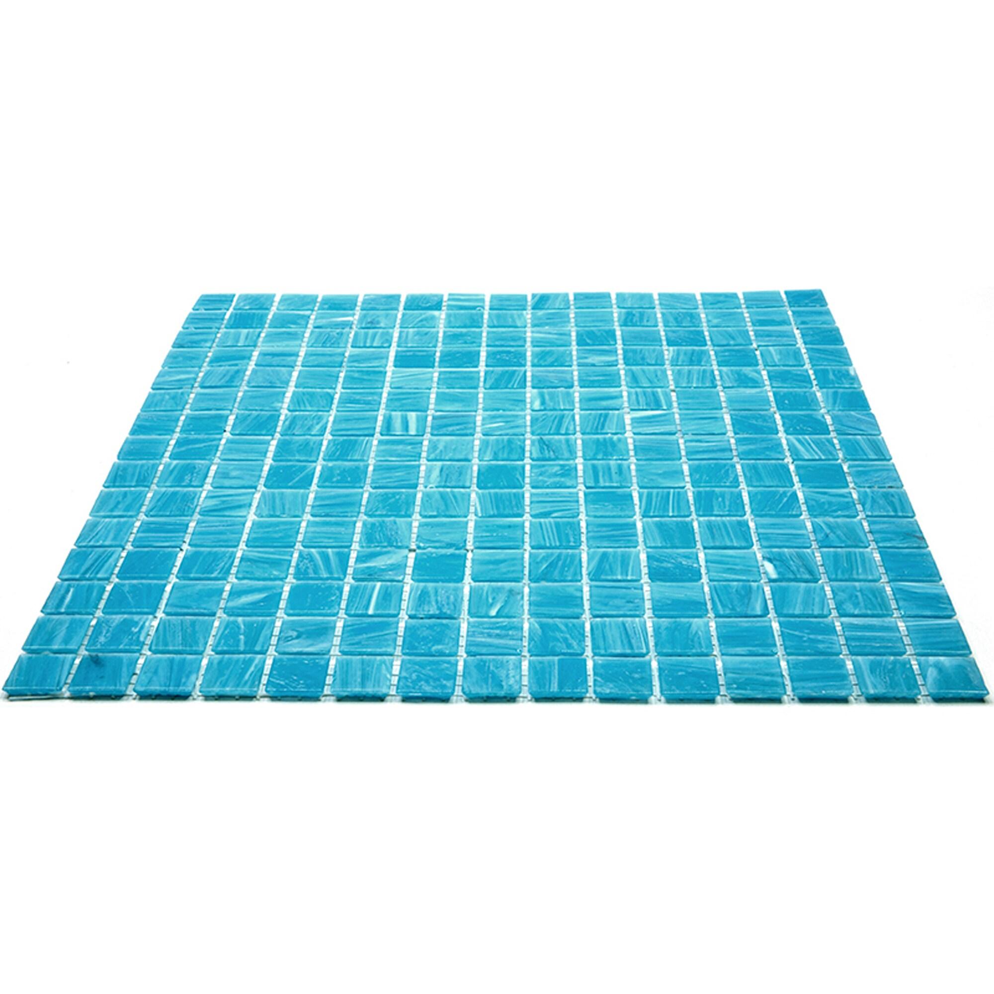 Celestial 0.8" x 0.8" Glass Grid Mosaic Wall & Floor Tile