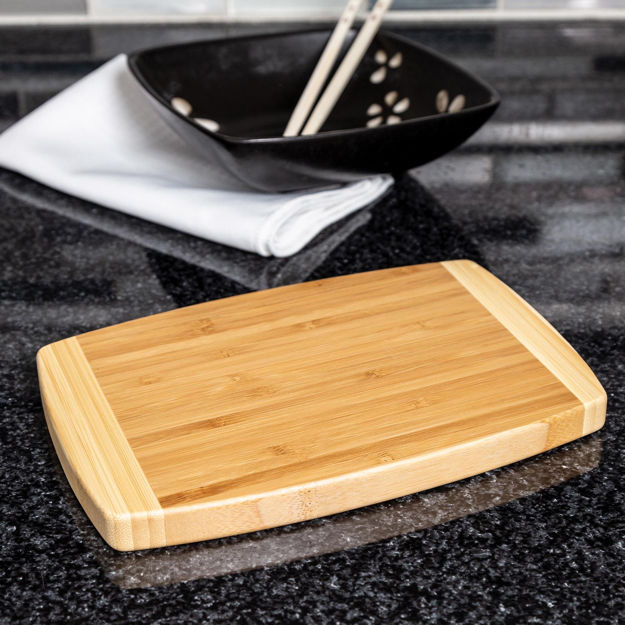 JOYCE CHEN Joyce Chen Large Burnished Bamboo Cutting Board, 10X15-Inch