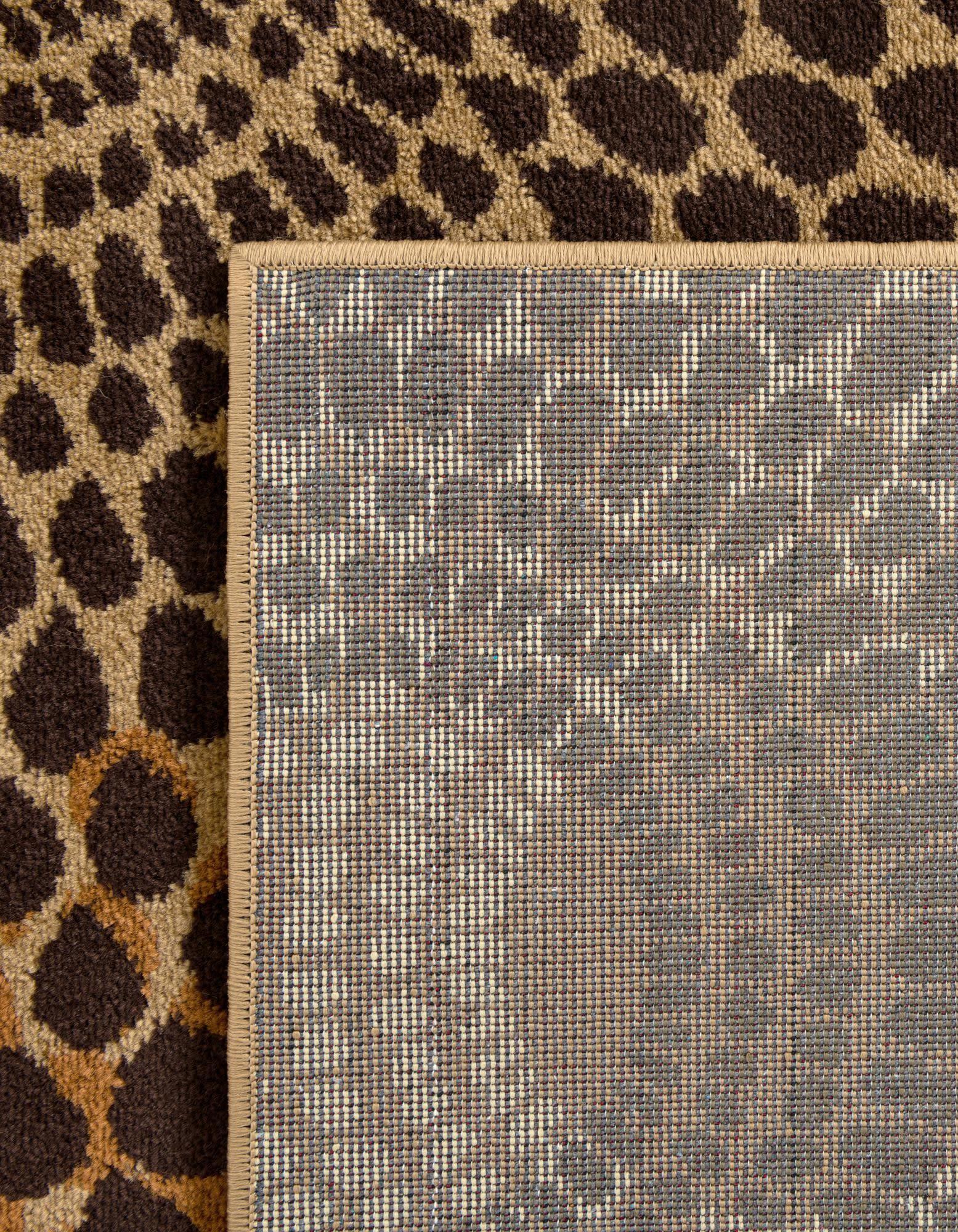 Unique Loom Barista Collection Area Rug - Java (5' 3" x 8' Rectangle Beige/Black)