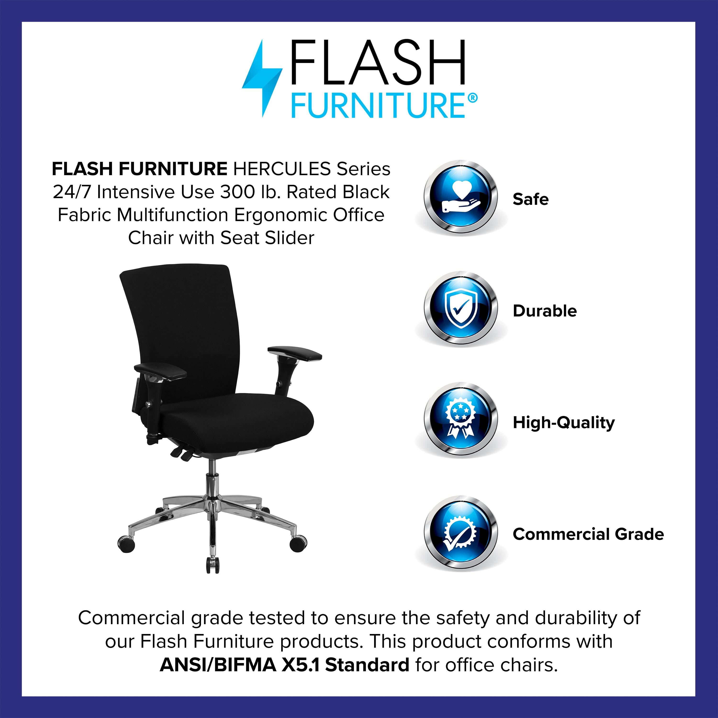 Flash Furniture Miguel 24/7 Intensive Use Executive Swivel Ergonomic Office Chair | Wayfair