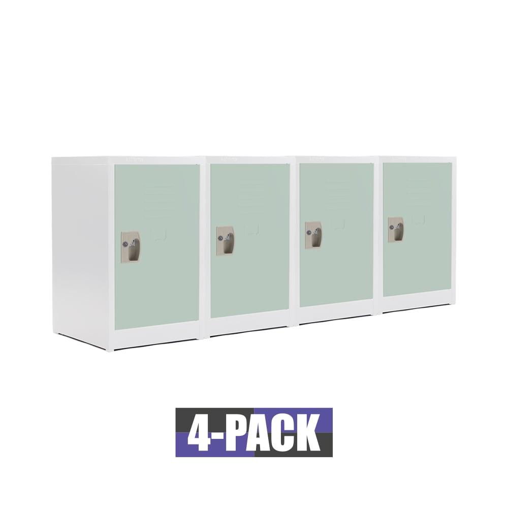 15'' Wide Steel 1-Tier School and Home Locker (Set of 4)