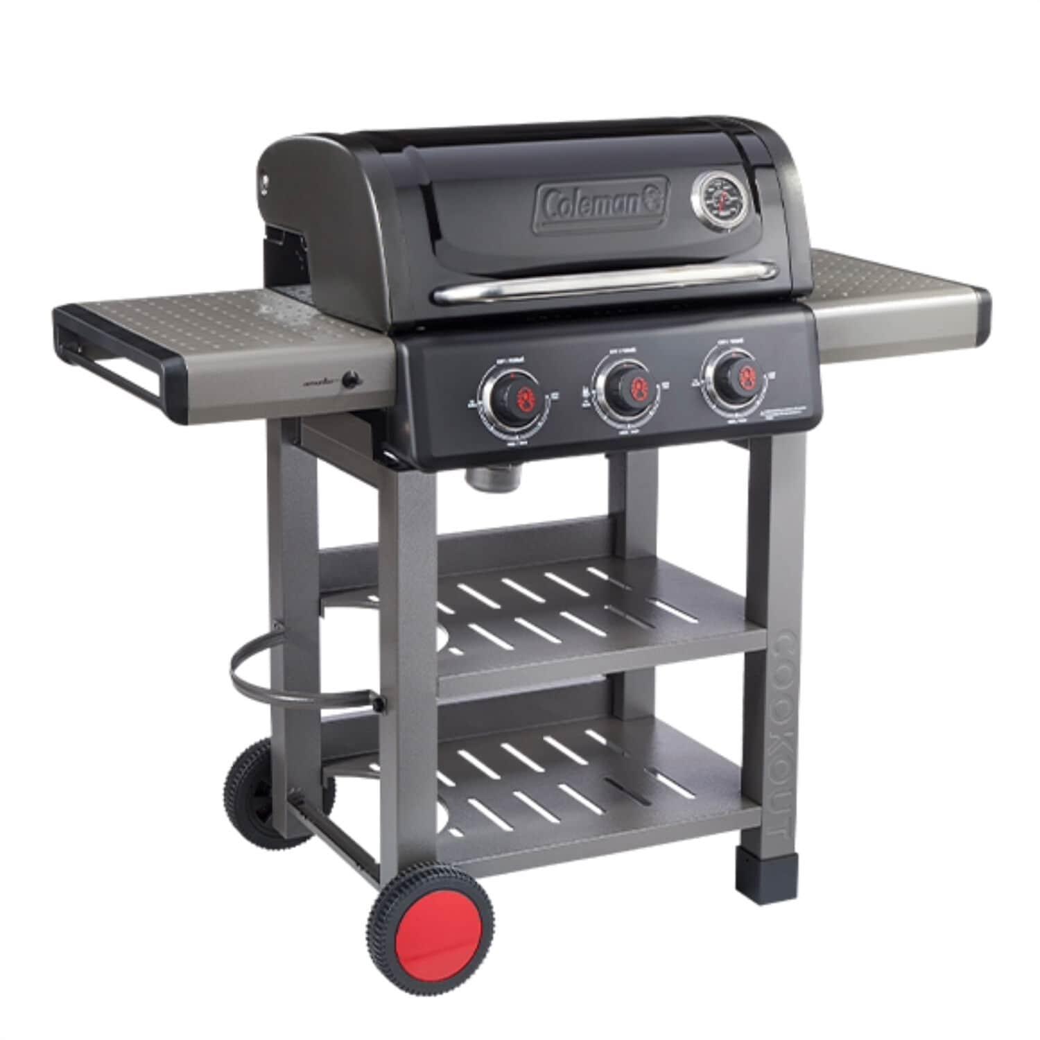 Coleman Cookout 3-Burner 36,000 BTU Propane BBQ Gas Grill with 535-Sq. In. Total Cooking Surface