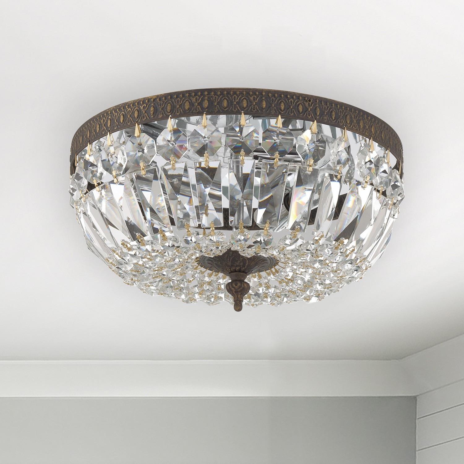 Crystorama Lighting - Three Light Ceiling Mount - Ceiling Mount - Three Light