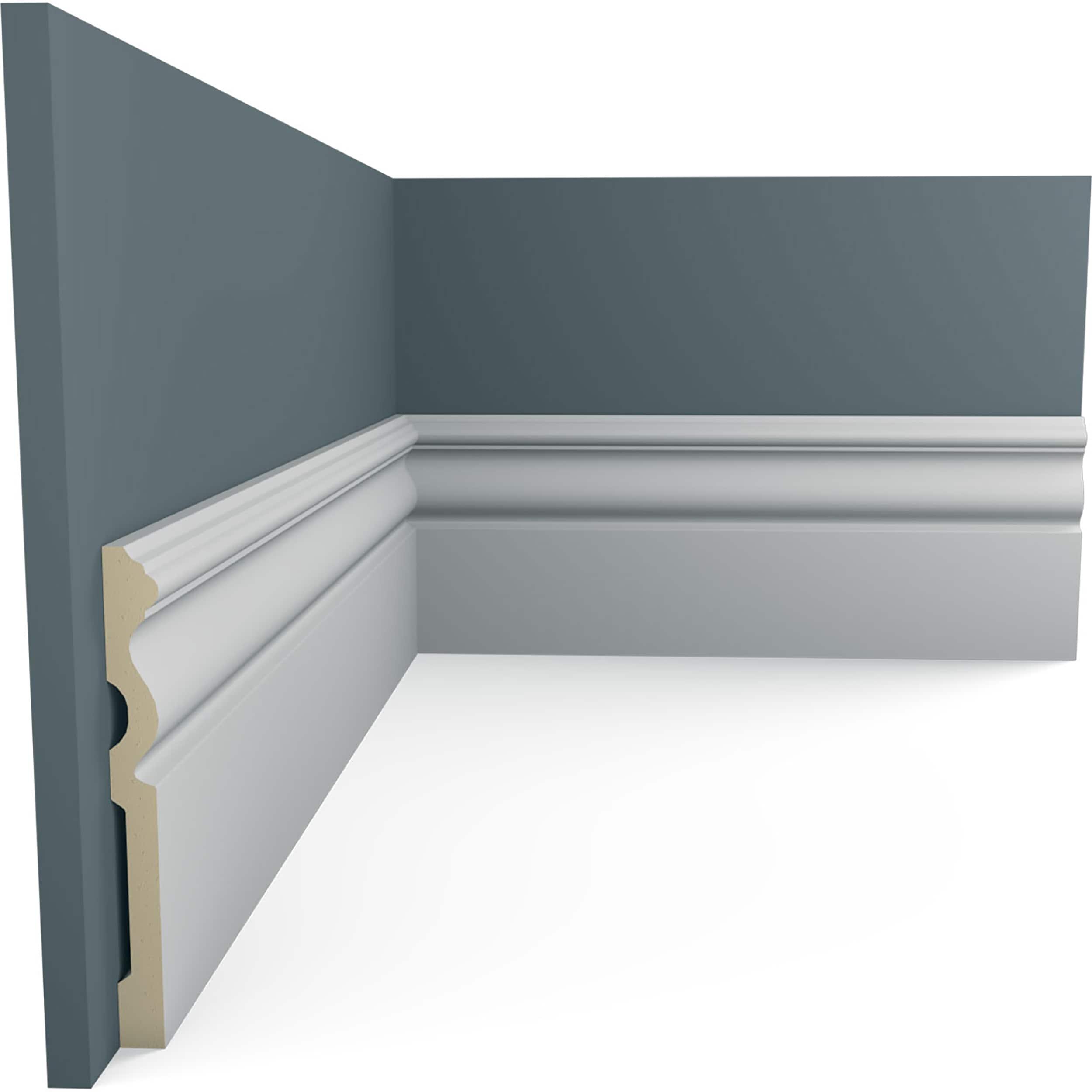 Ekena Millwork 5 7/8"H x 5/8"P x 94 1/2"L Bradford Baseboard Moulding