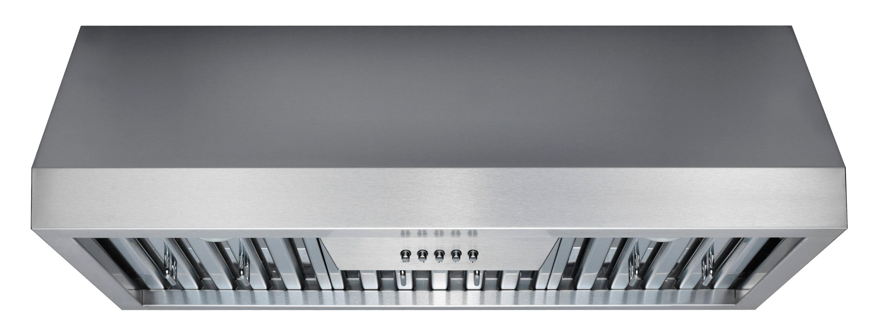 NXR Professional Ranges 30" Stainless Steel 800 CFM Under Cabinet Range Hood with Baffle Filter
