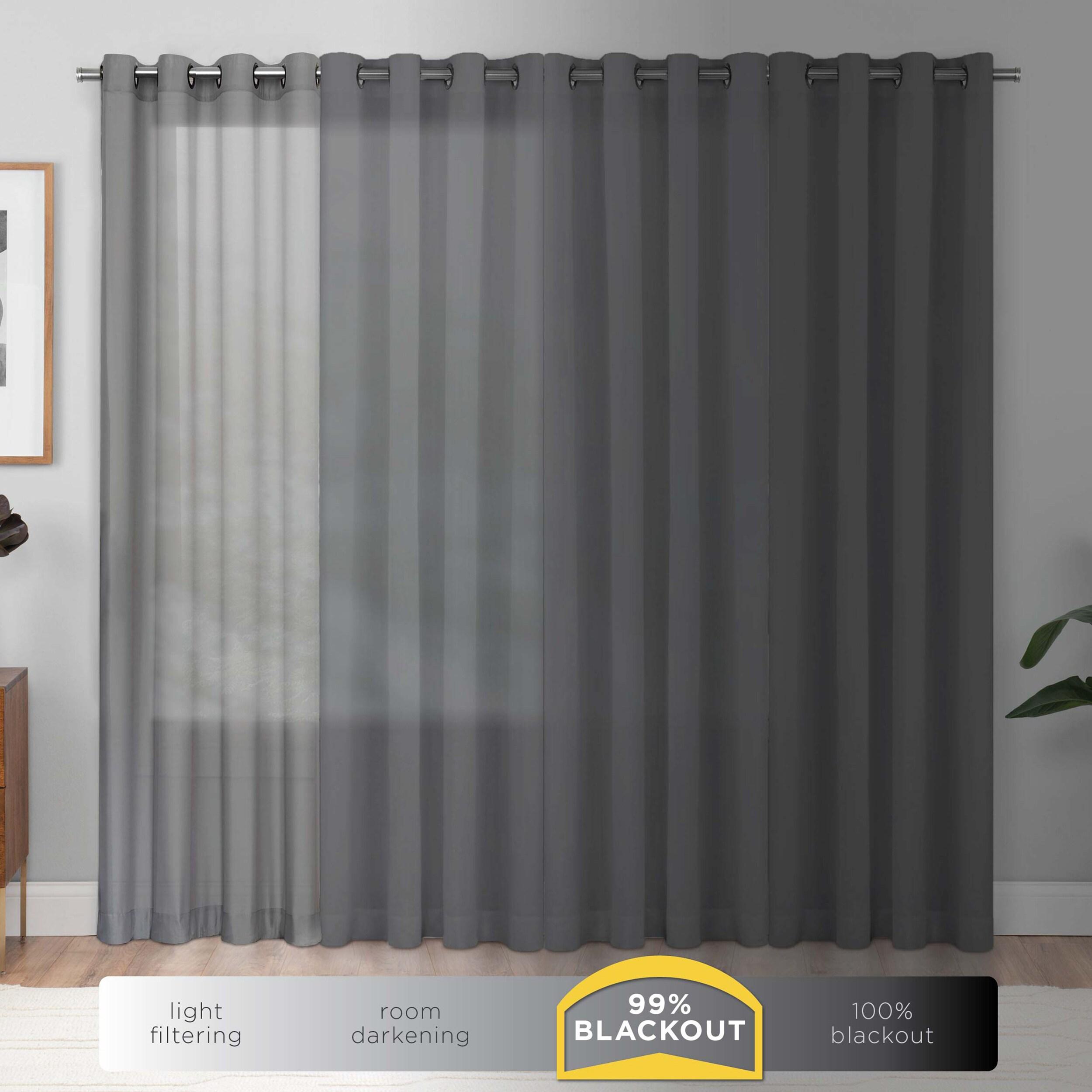Nina Polyester Blackout Curtain Panel