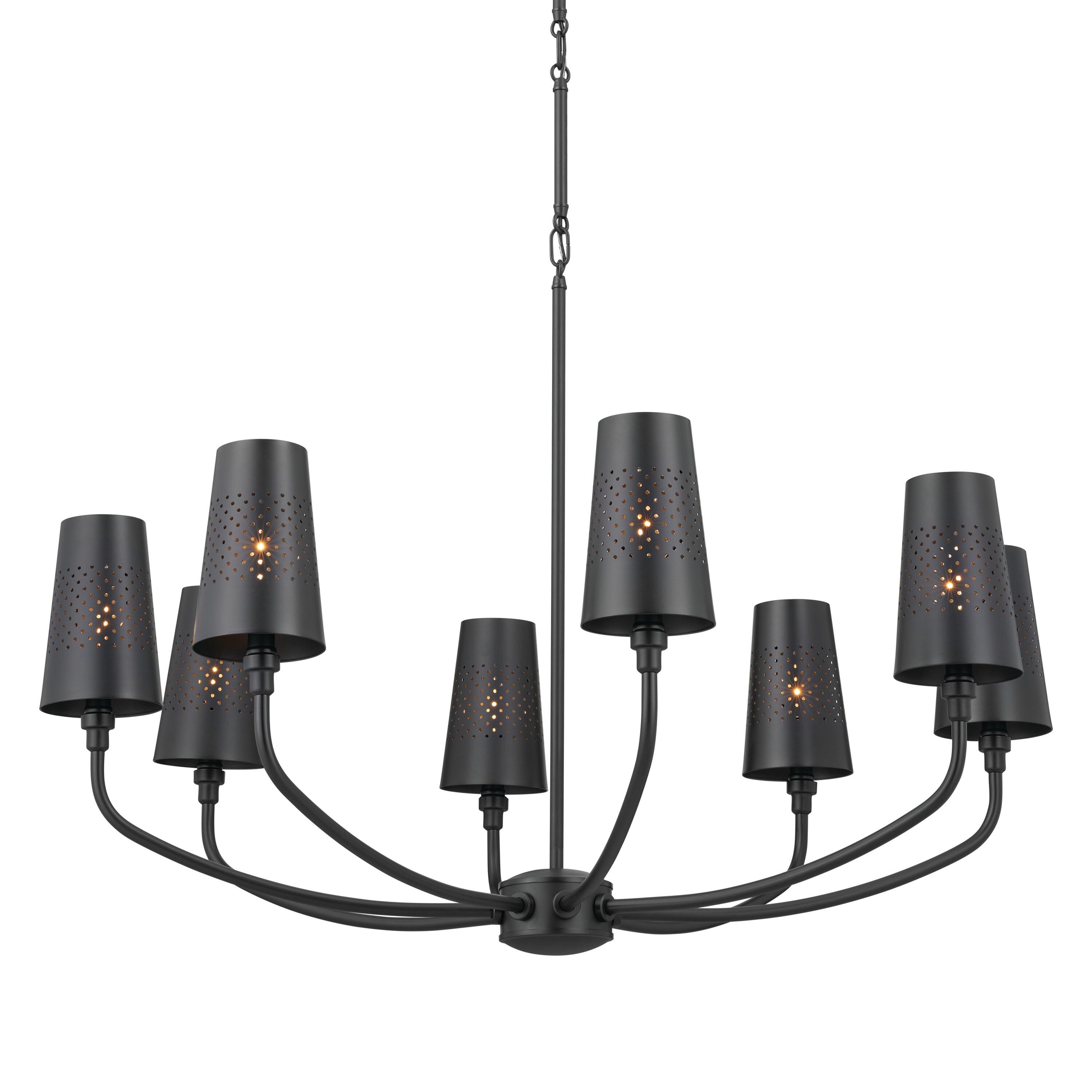 Kichler Lighting Adeena 8 - Light Chandelier in  Black