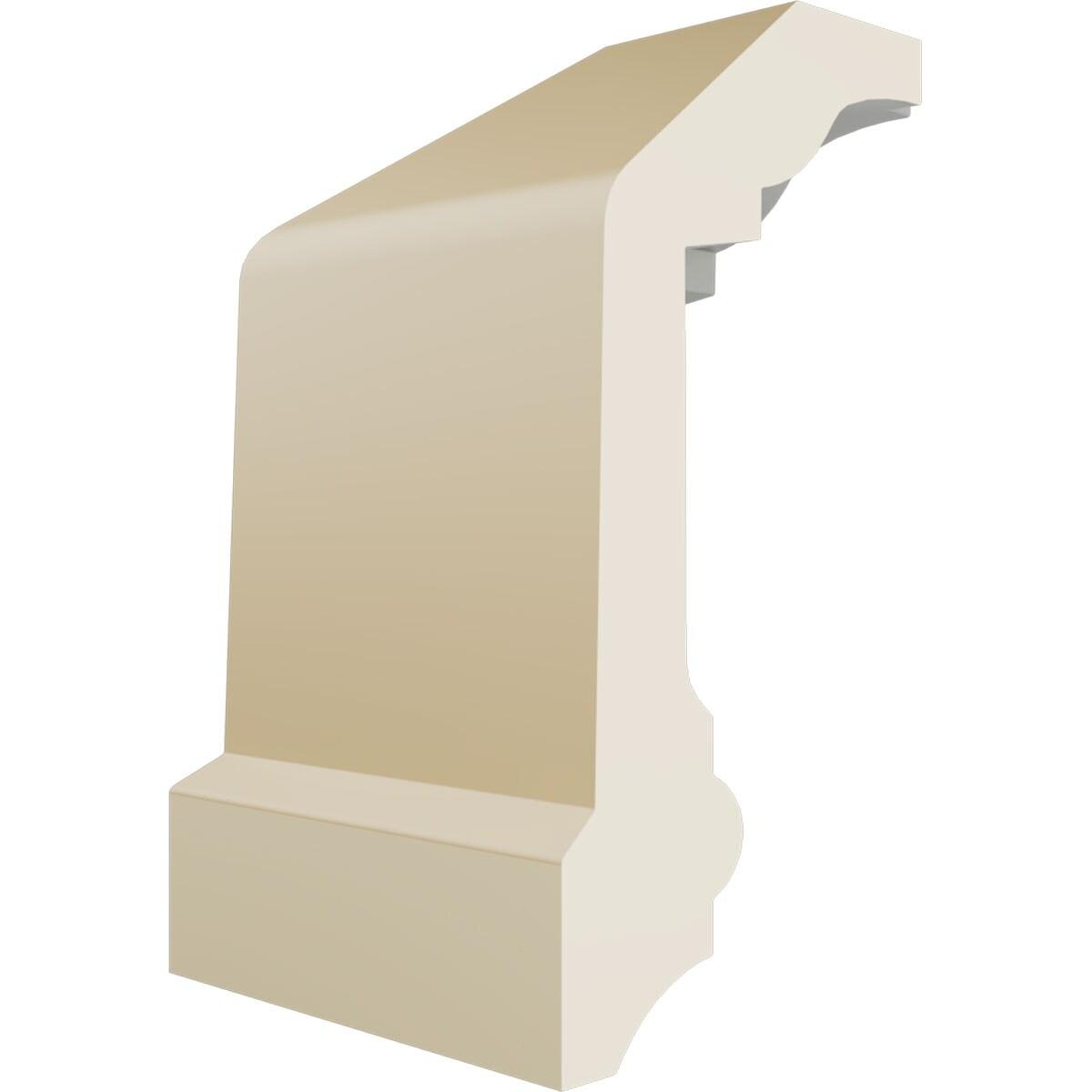 Ekena Millwork 4"H x 4"W x 2 1/4"D Inside Corner Matches for Moulding