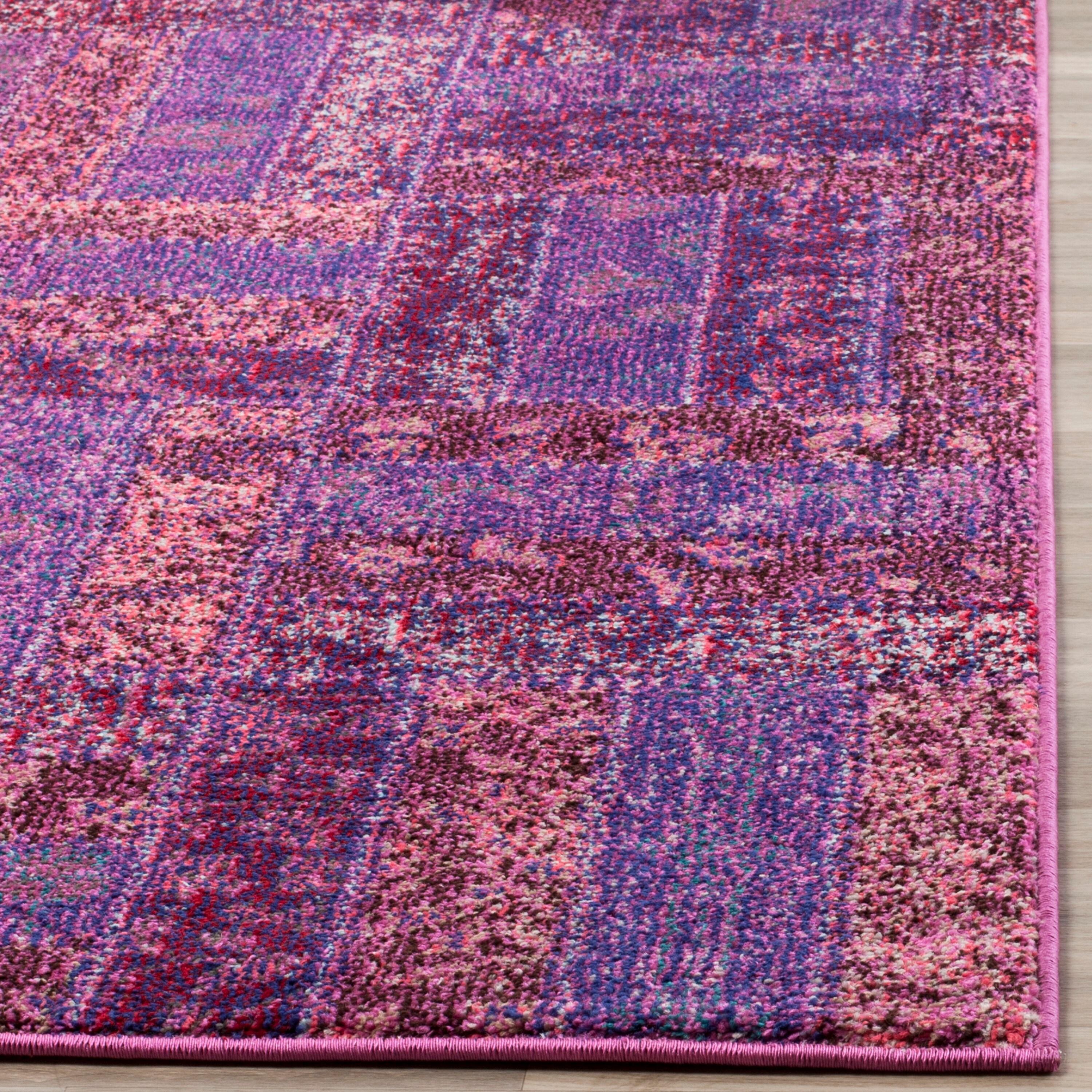 Monaco MNC214 Power Loomed Indoor Area Rug - Purple/Multi - 9'x12' - Safavieh