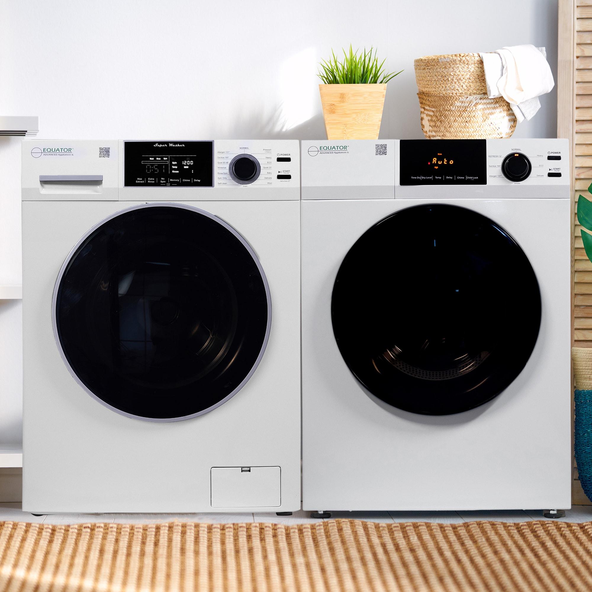 Equator DELUXE LAUNDRY SET Digital Washer 1.9cf 110V Vented Dryer 4cf 110V (Side by Side)
