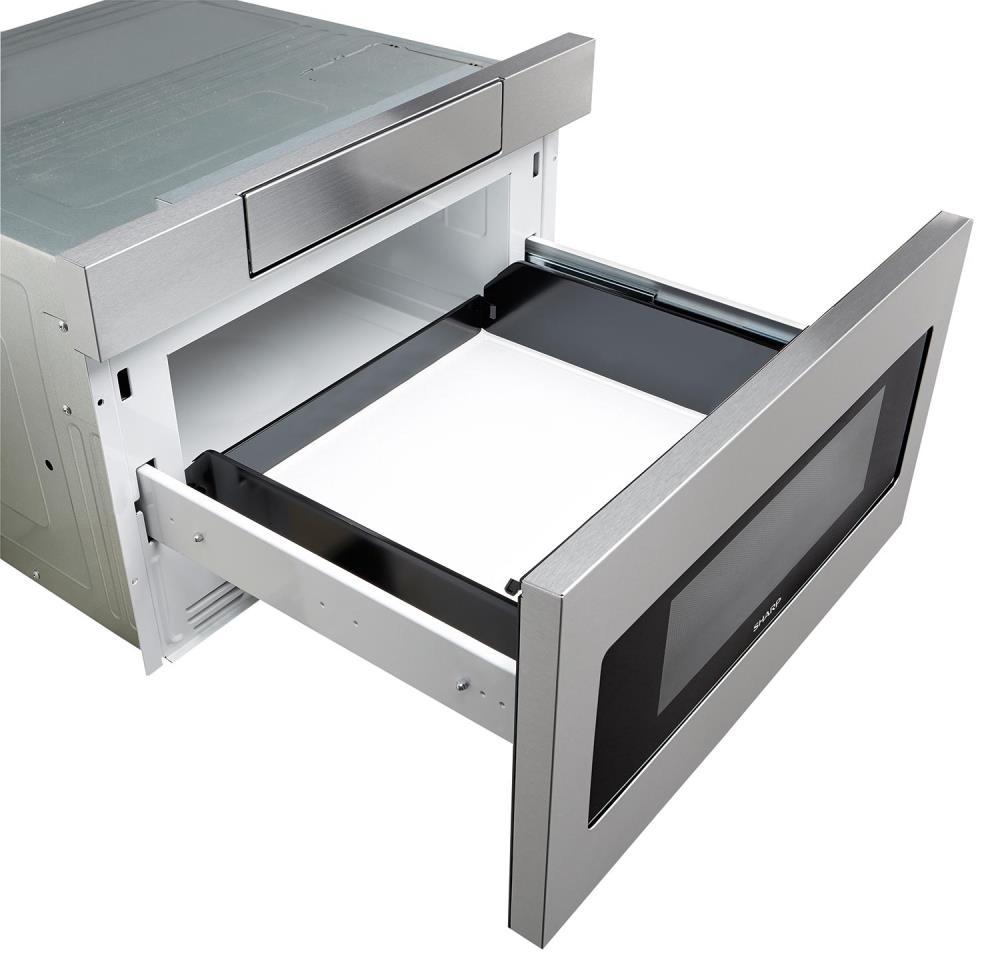 Sharp 23.875-in 1.2-cu ft 950 -Watt Low Profile Microwave Drawer ( Stainless Steel )