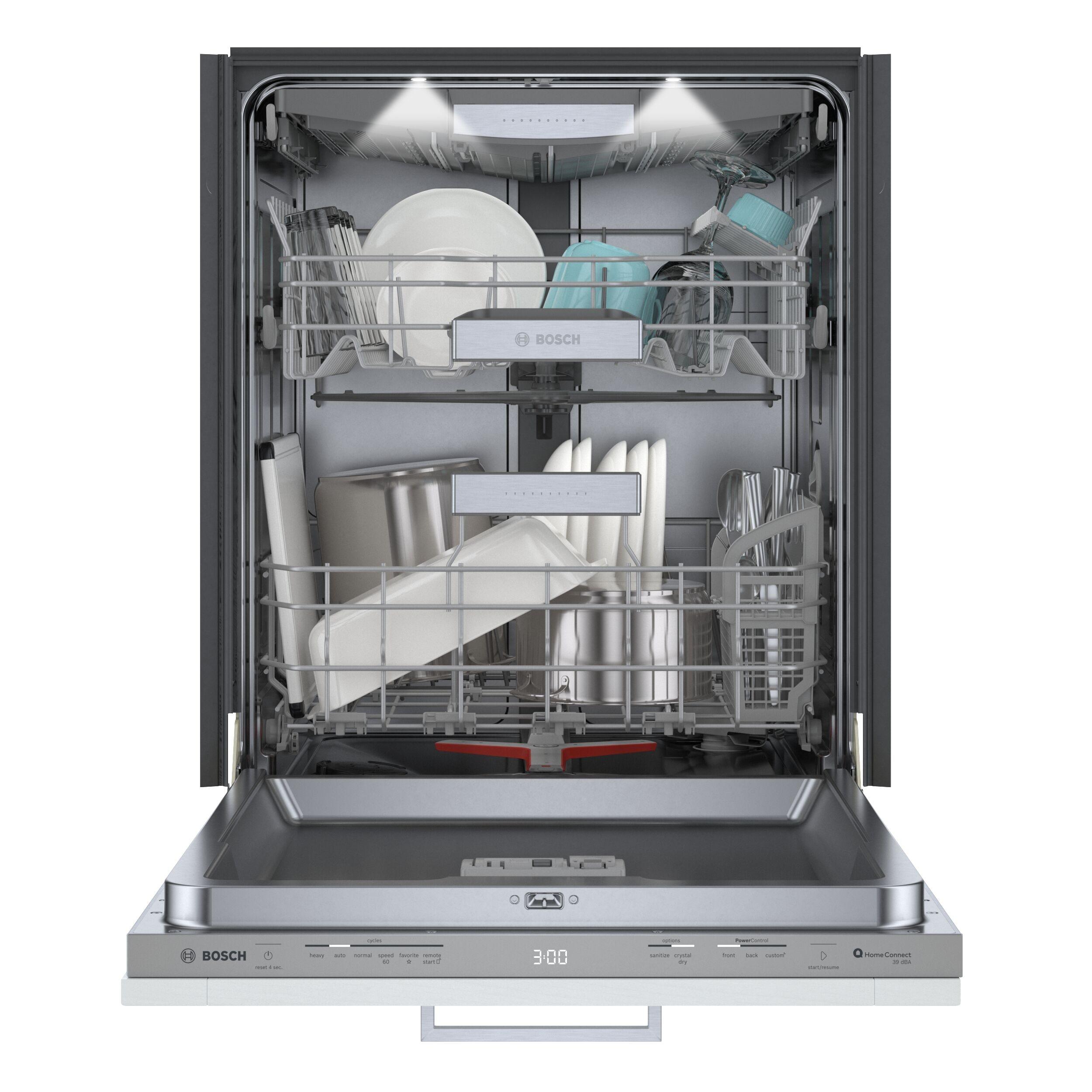 Benchmark® Series 24" Custom Top Control Built-In Dishwasher with Stainless Steel Tub and Premium 3rd Rack