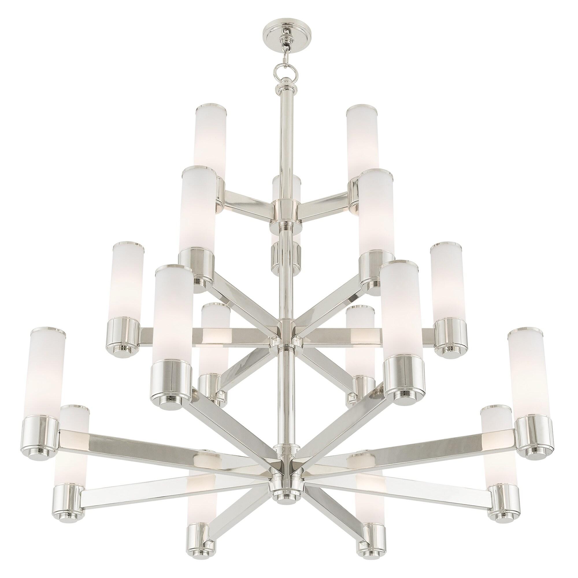 Livex Lighting - Weston - 17 Light Foyer Chandelier in Contemporary Style - 44