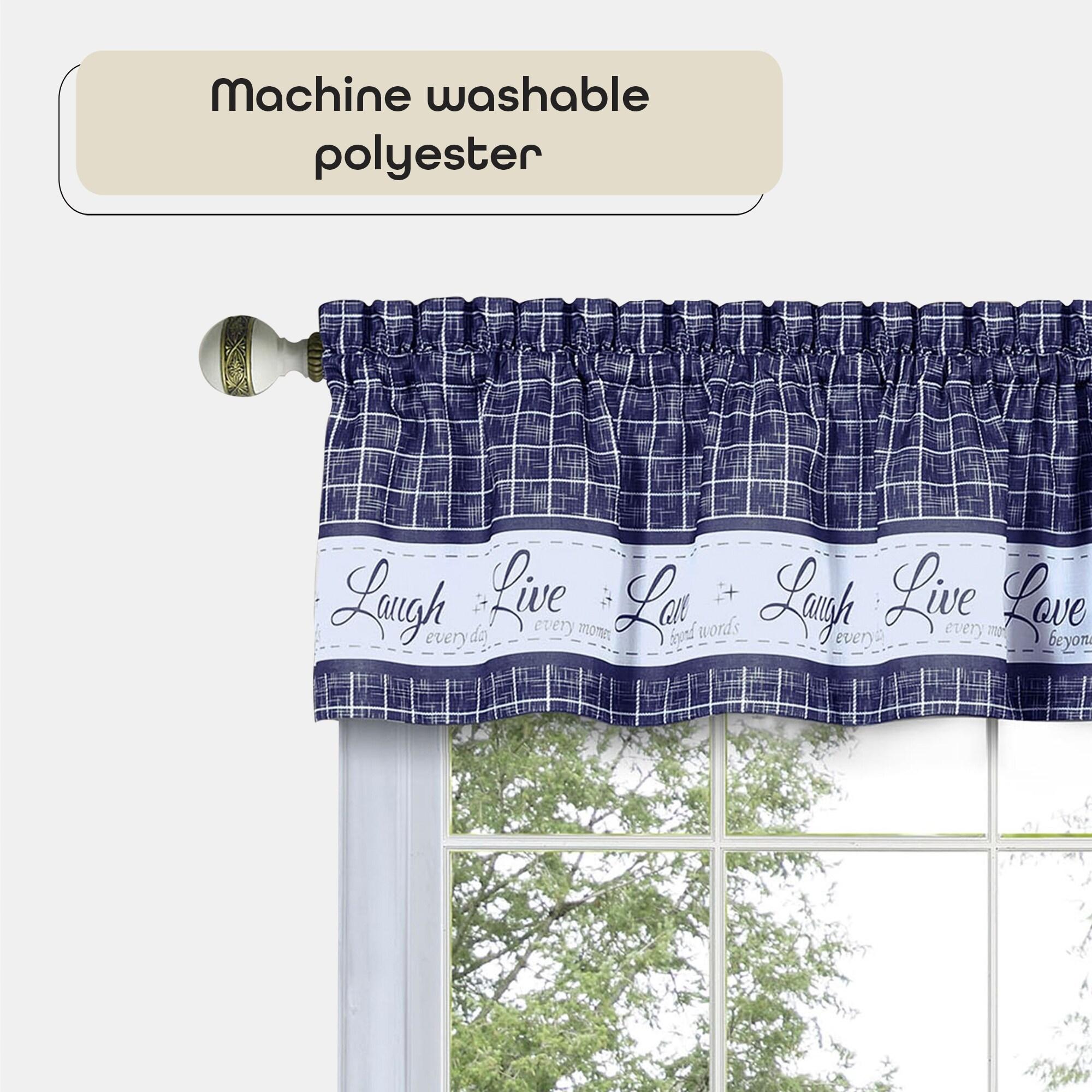 Assel Geometric Tailored 58'' W Window Valance