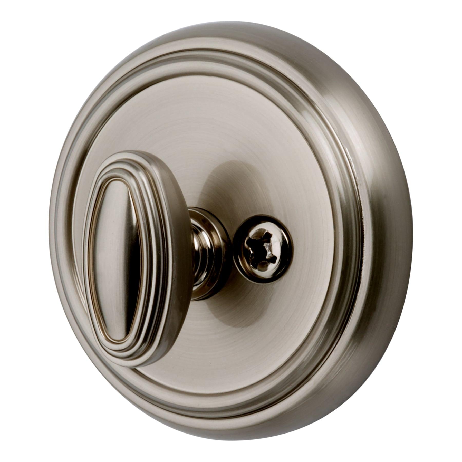 Baldwin Prestige 380 Round Single Cylinder Deadbolt Featuring SmartKey® Security