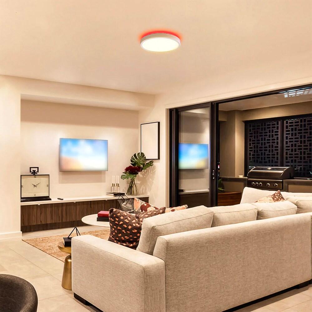 Koda KODA Slim 12" LED Ceiling Light with Mood Light