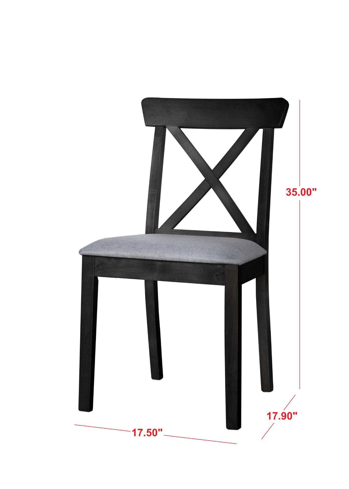 Gracie Oaks Gracie Oaks Solid Wood Upholstered Dining Chair(Set of 2) (Set of 2)