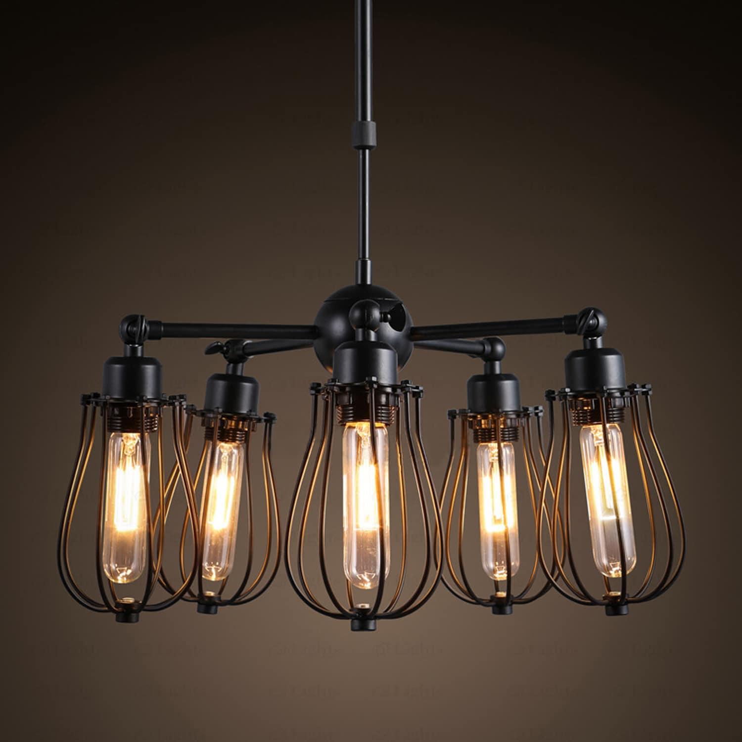 Luxrite Vintage T9 LED Tube Light Bulbs 60W Equivalent, 2700K Warm White, 550 Lumens, Dimmable, 5W, E26 Base (4 Pack)