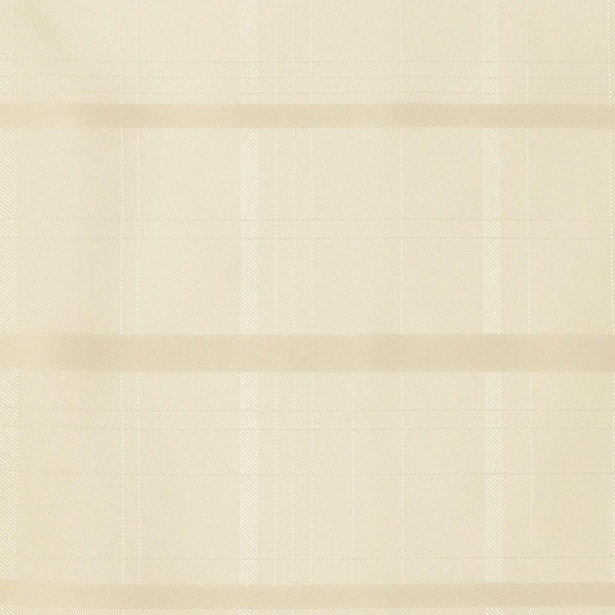 Elegance Plaid Stain & Water Resistant Tablecloth - 90" Round - Beige - Elrene Home Fashions