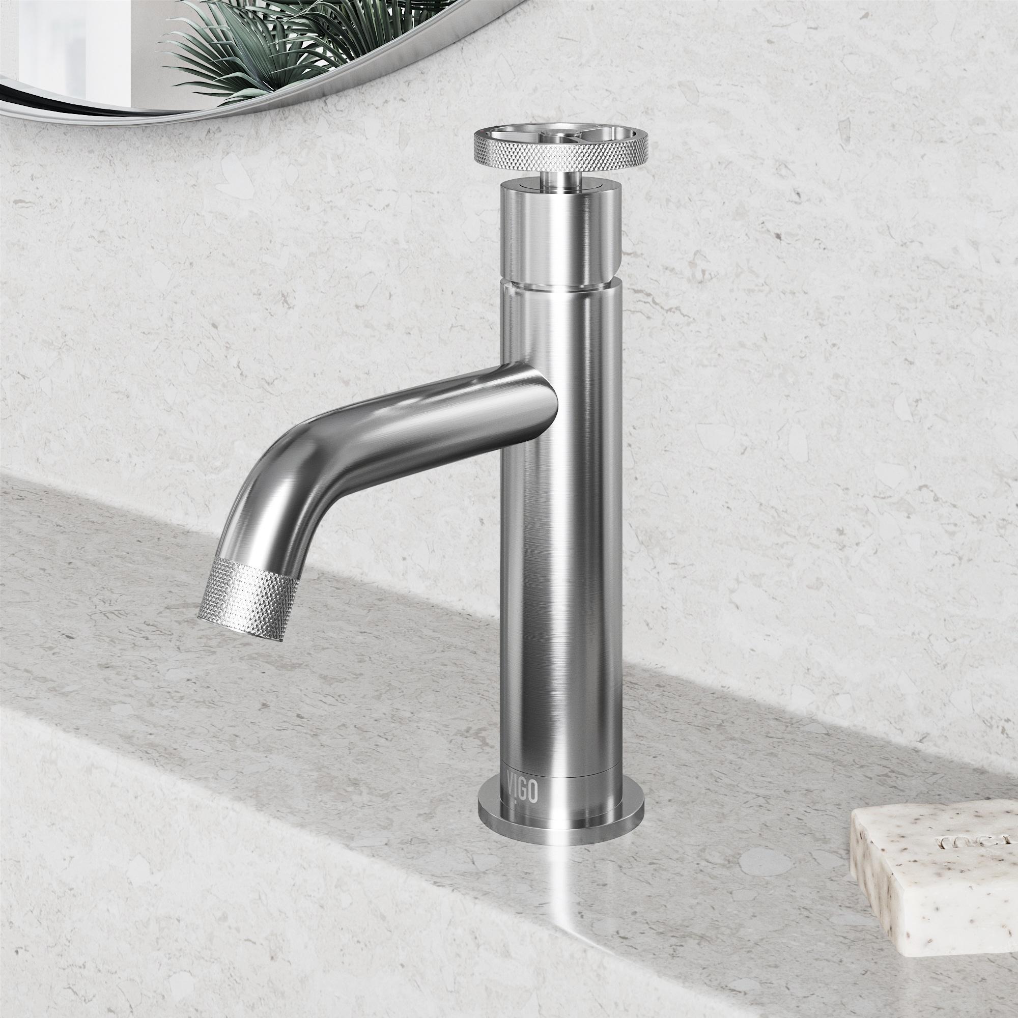 Cass 8" H Single Handle Single Hole Bathroom Faucet