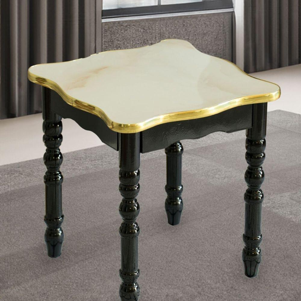 Versatile Square Wooden Side Table - Living Room Accent End Table with Rustic Charm, Sleek Design, and Storage Shelf for Modern Home Decor and Small Spaces, White