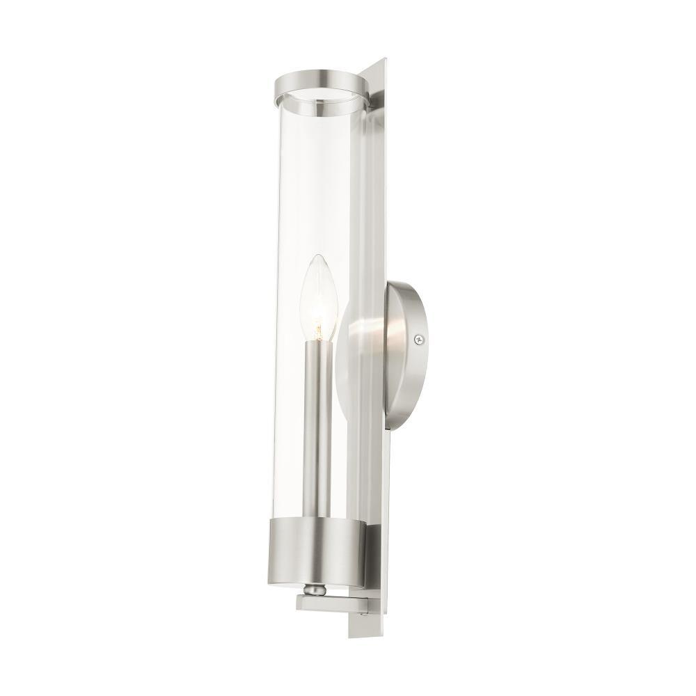 Livex Lighting Castleton 1 - Light Sconce in  Brushed Nickel