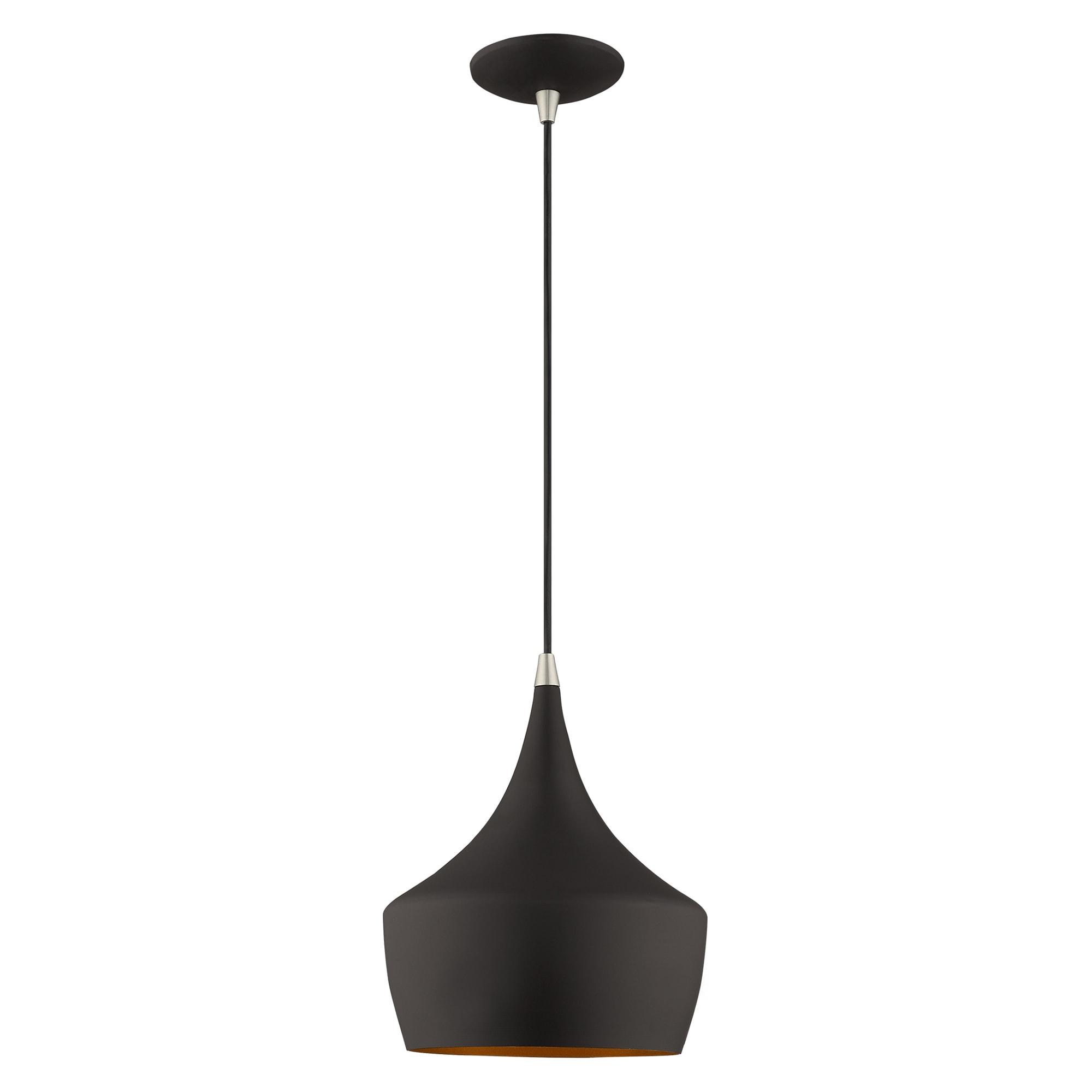 Schultz Single Light Metal Dimmable Pendant