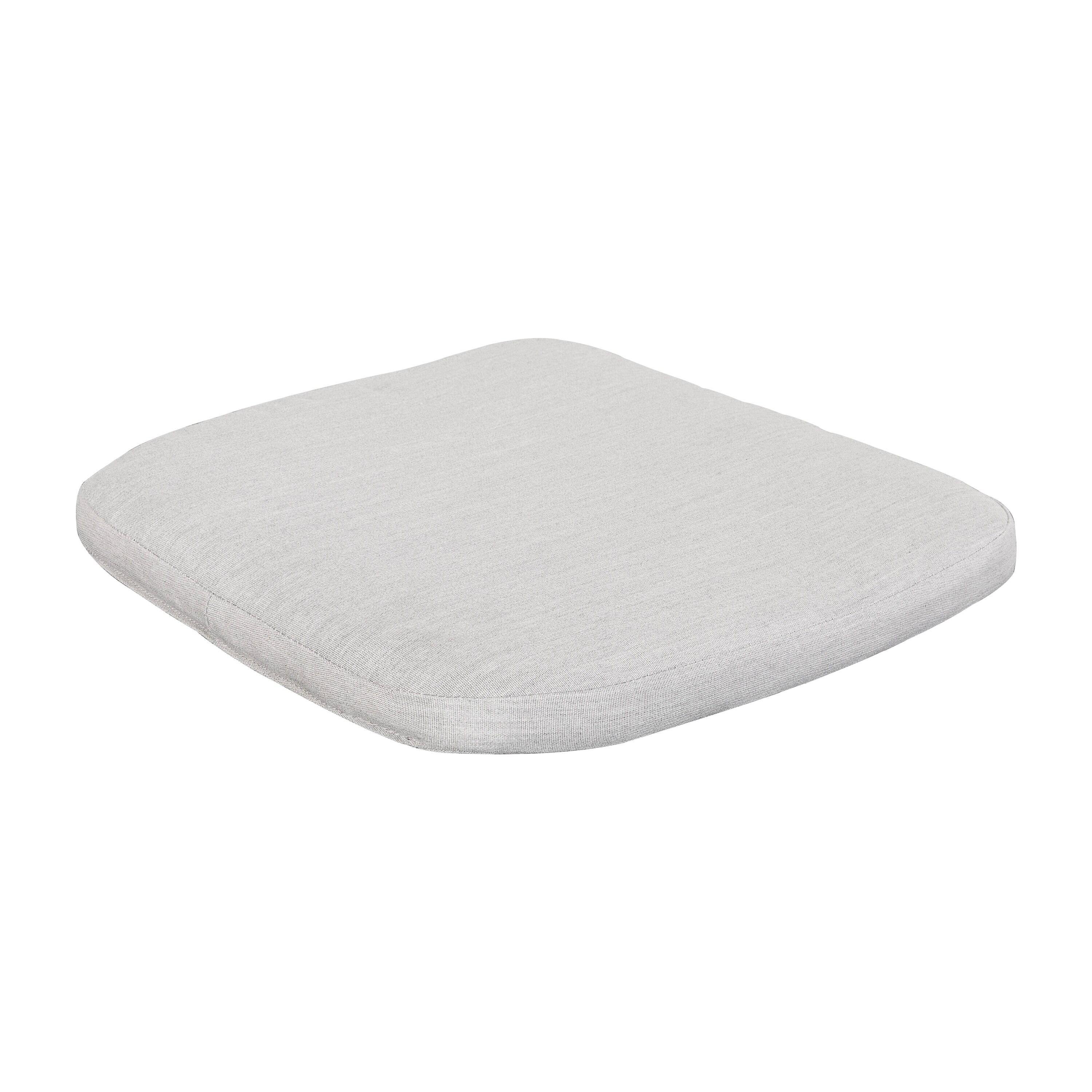 15 in. x 16 in. Outdoor Patio Chair Seat Cushion in Gray (2-Pack)