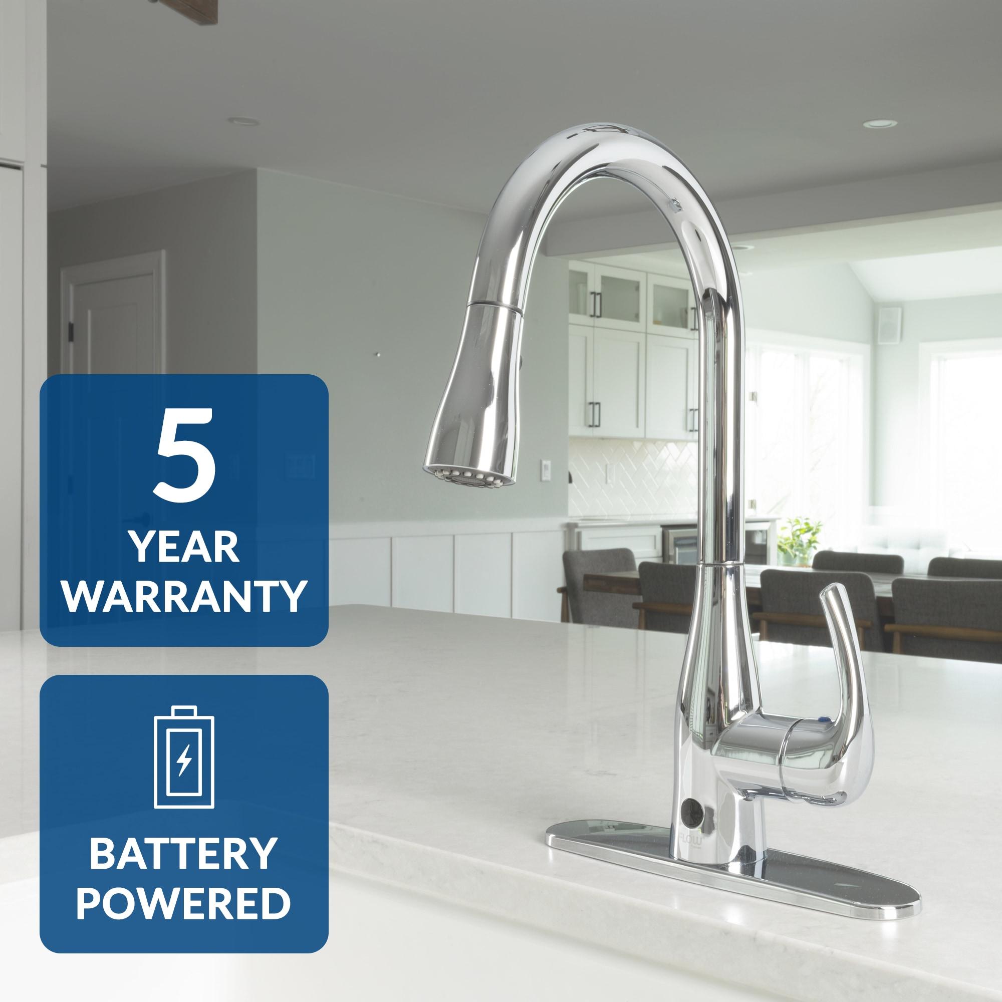 Classic Series Single-Handle Standard Kitchen Faucet in Brushed Nickel