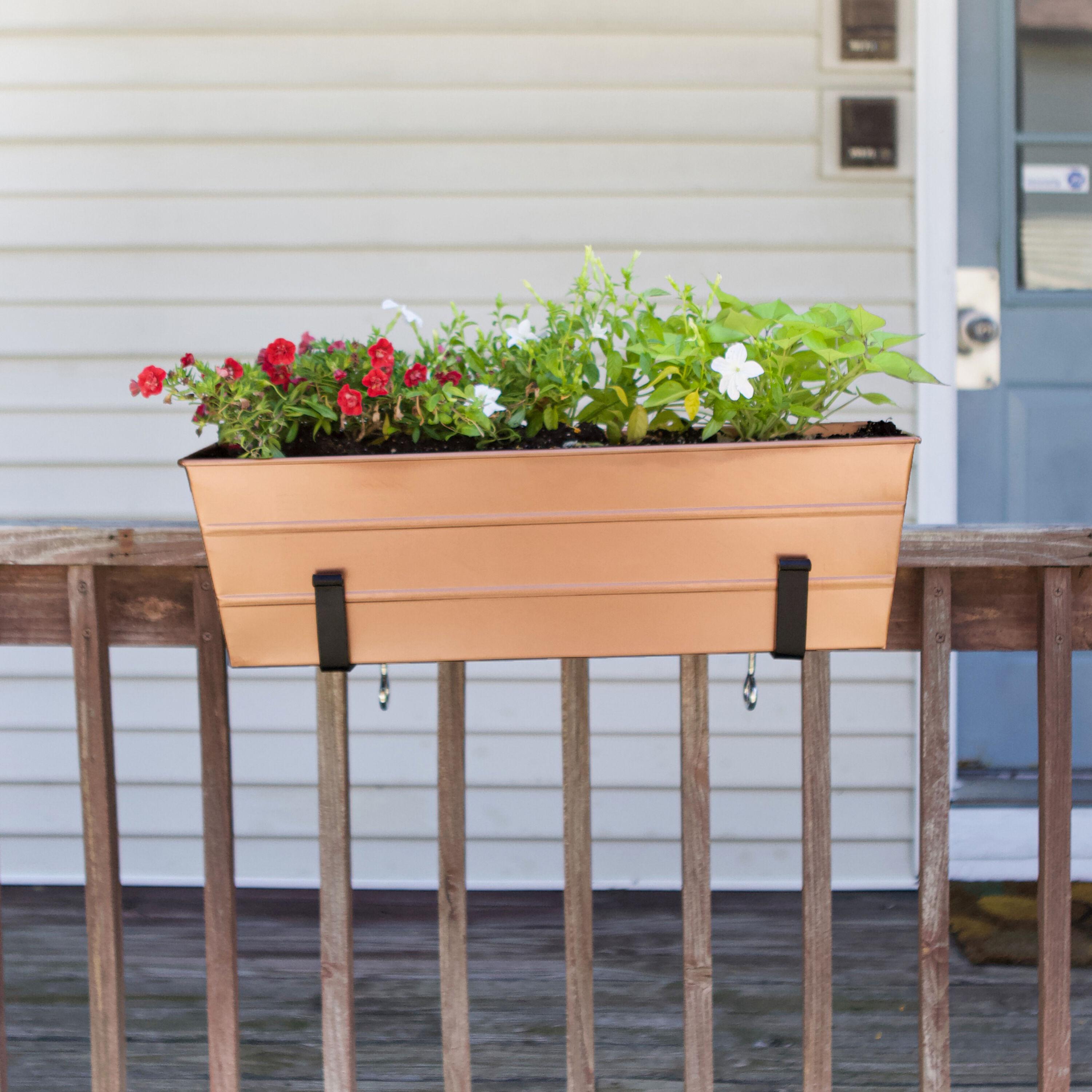 Metal Window Box Planter