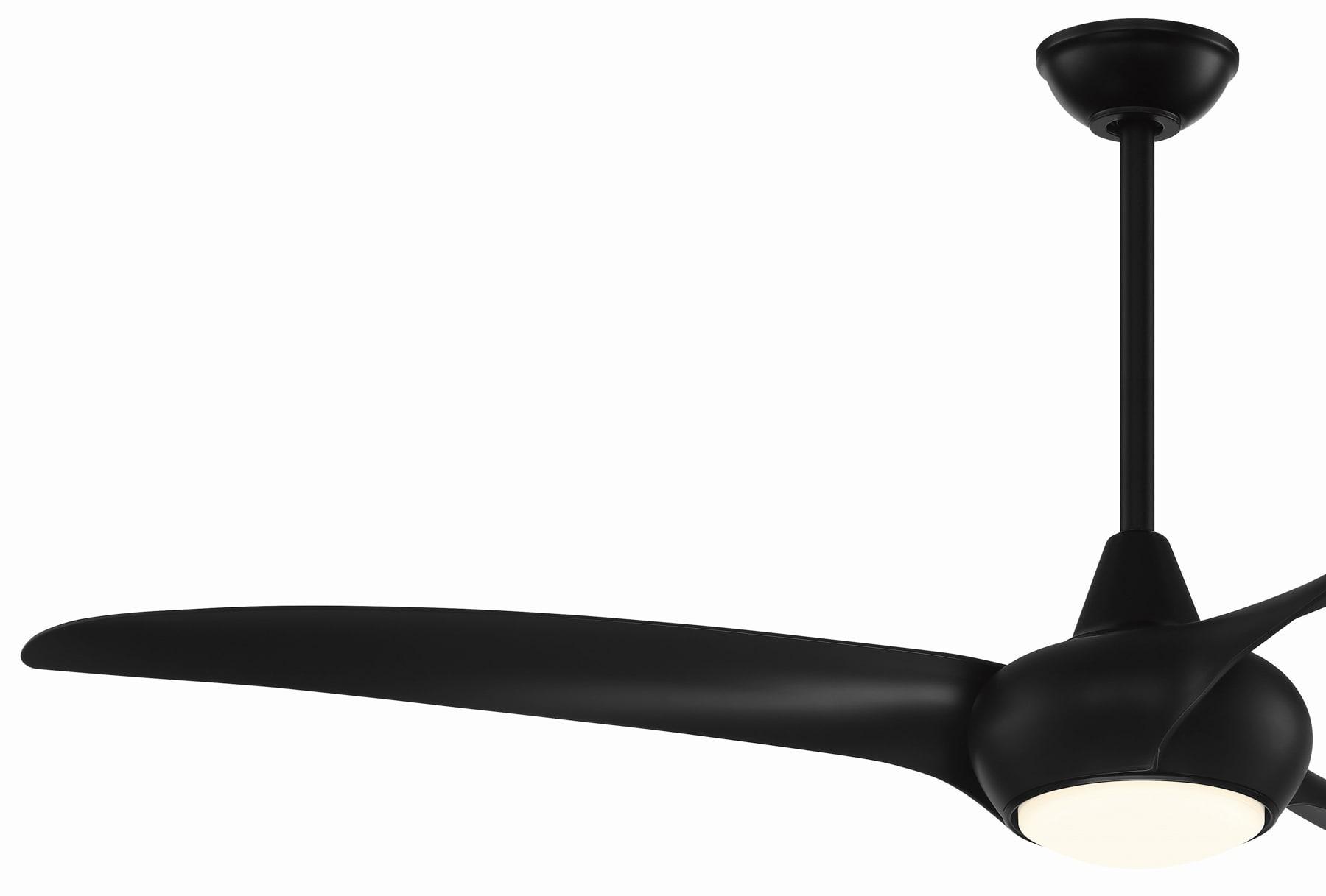 65" Minka Aire Modern Indoor Ceiling Fan LED Light Remote Control Coal for Living Room Kitchen Bedroom Family Dining House Office