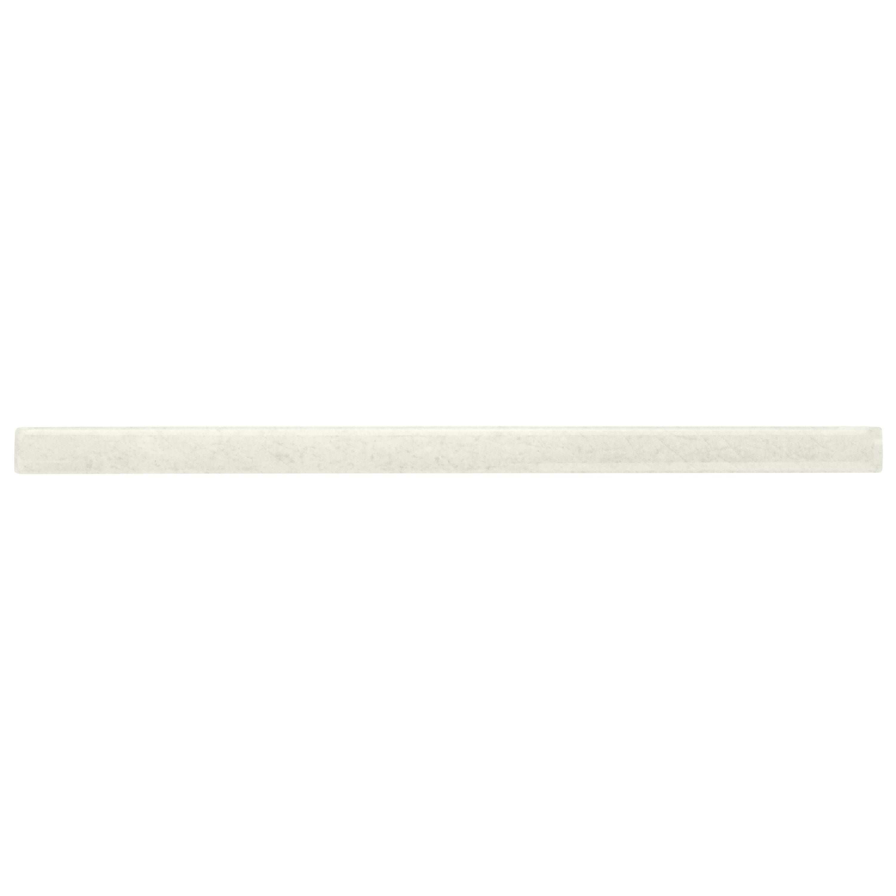 Bond Tile Mandalay 0.59 in. x 11.81 in. Polished Ceramic Marble Look 1/4 Round Wall Tile Trim