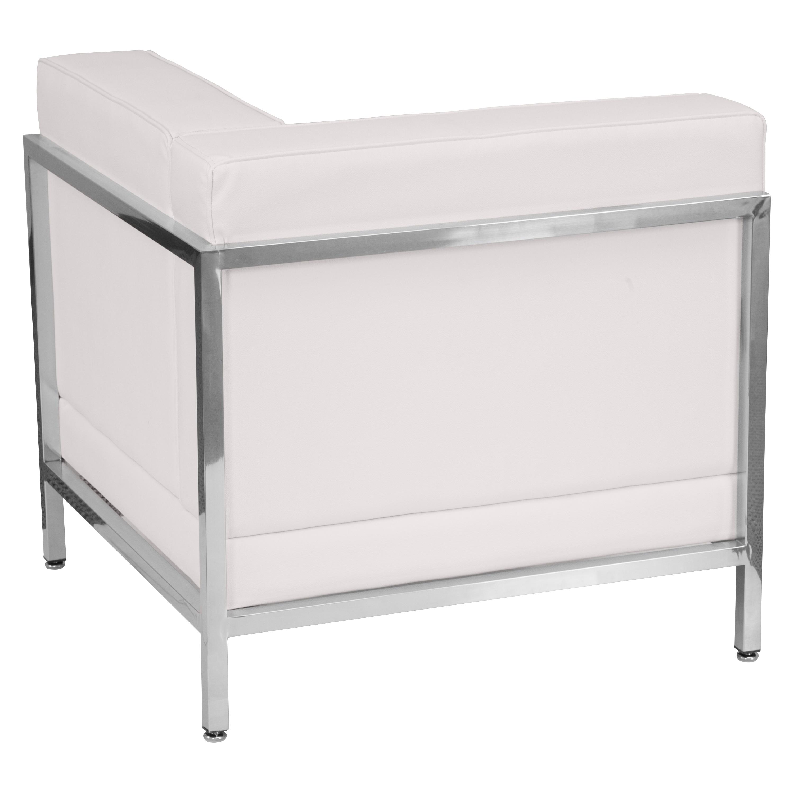 Hercules LeatherSoft Modular Right Corner Chair with Quilted Tufted Seat
