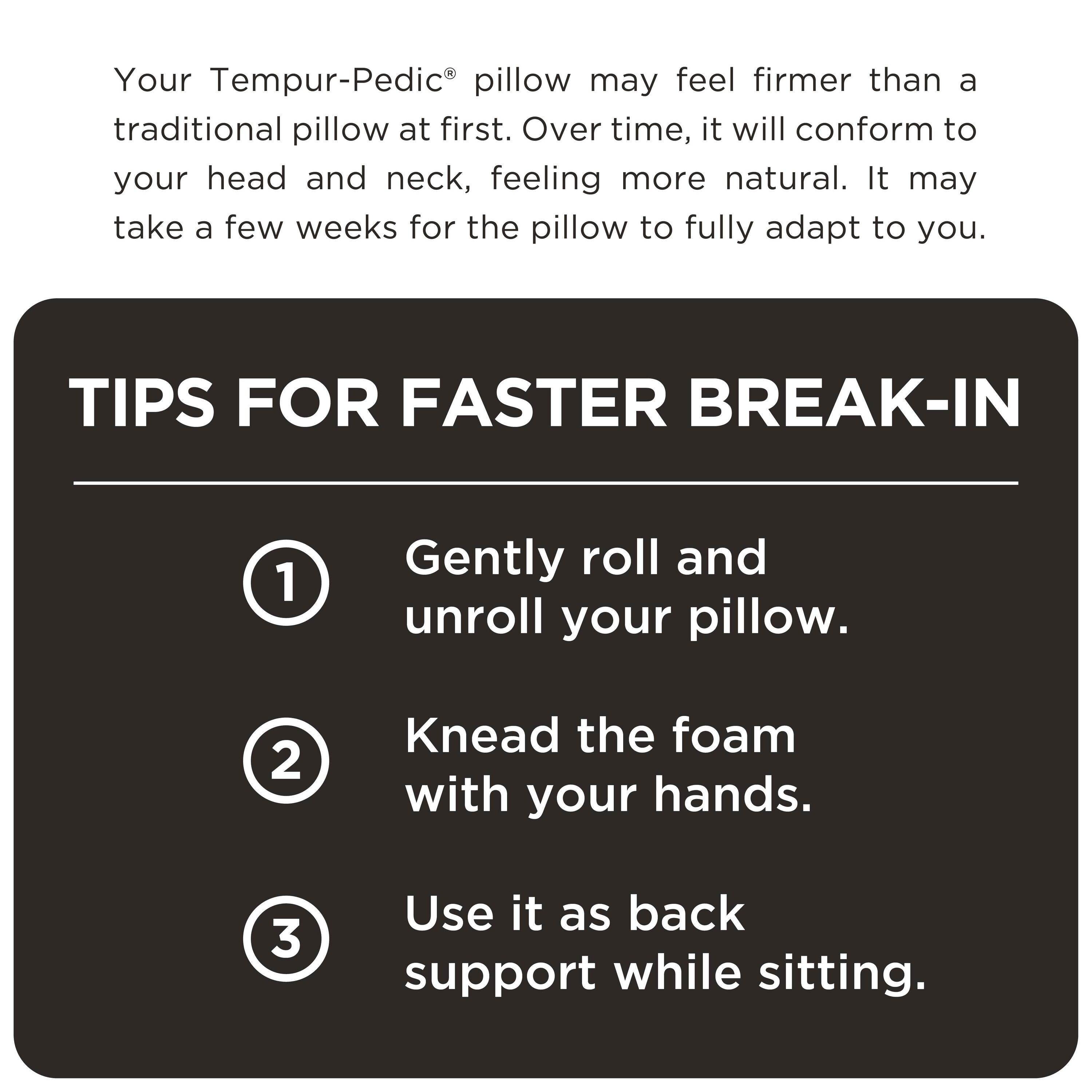 Tempur-Pedic Tempur-Body Memory Foam Pillow, Standard, Adult