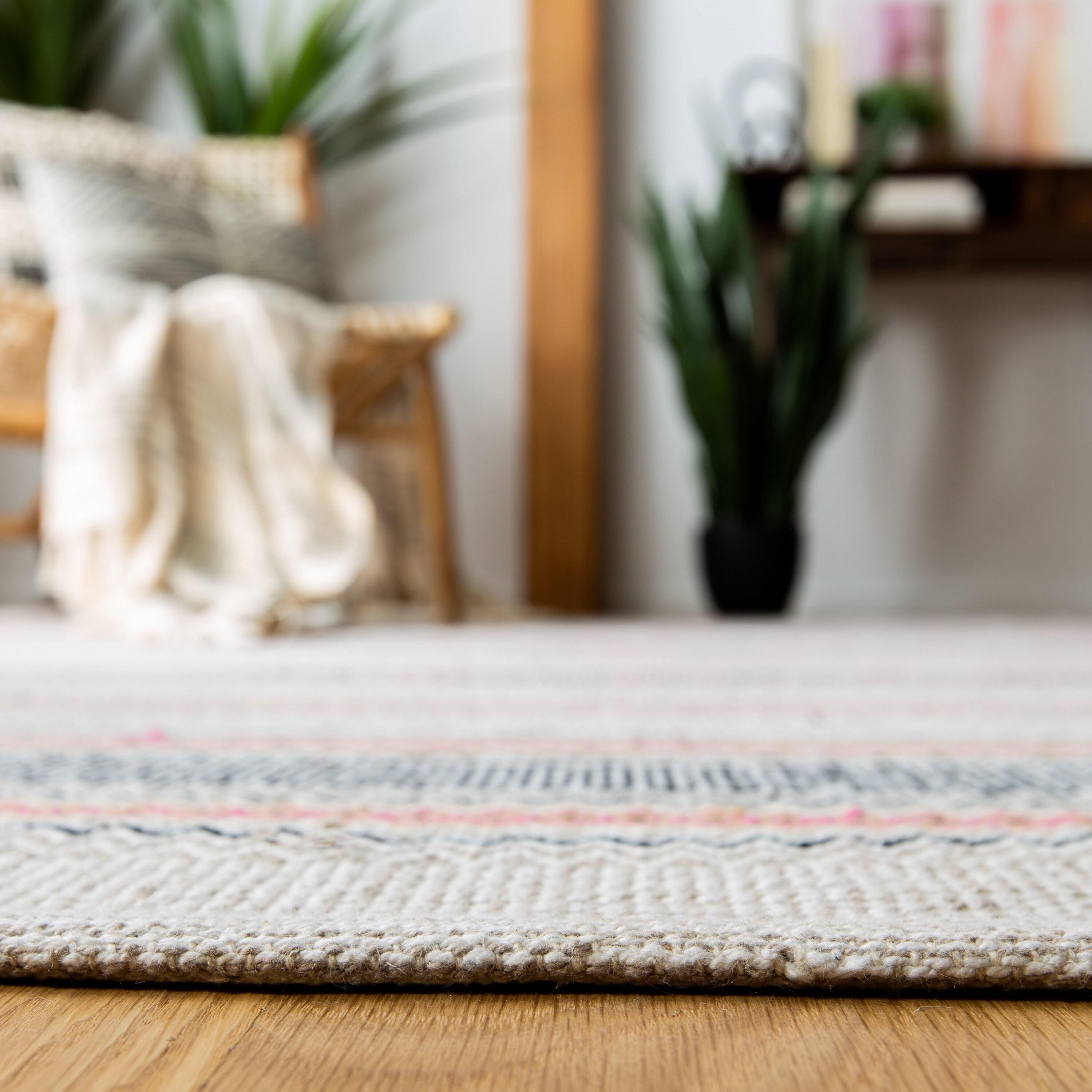 Montauk MTK536 Hand Woven Runner Rug - Pink/Beige - 2'3"x8' - Safavieh.
