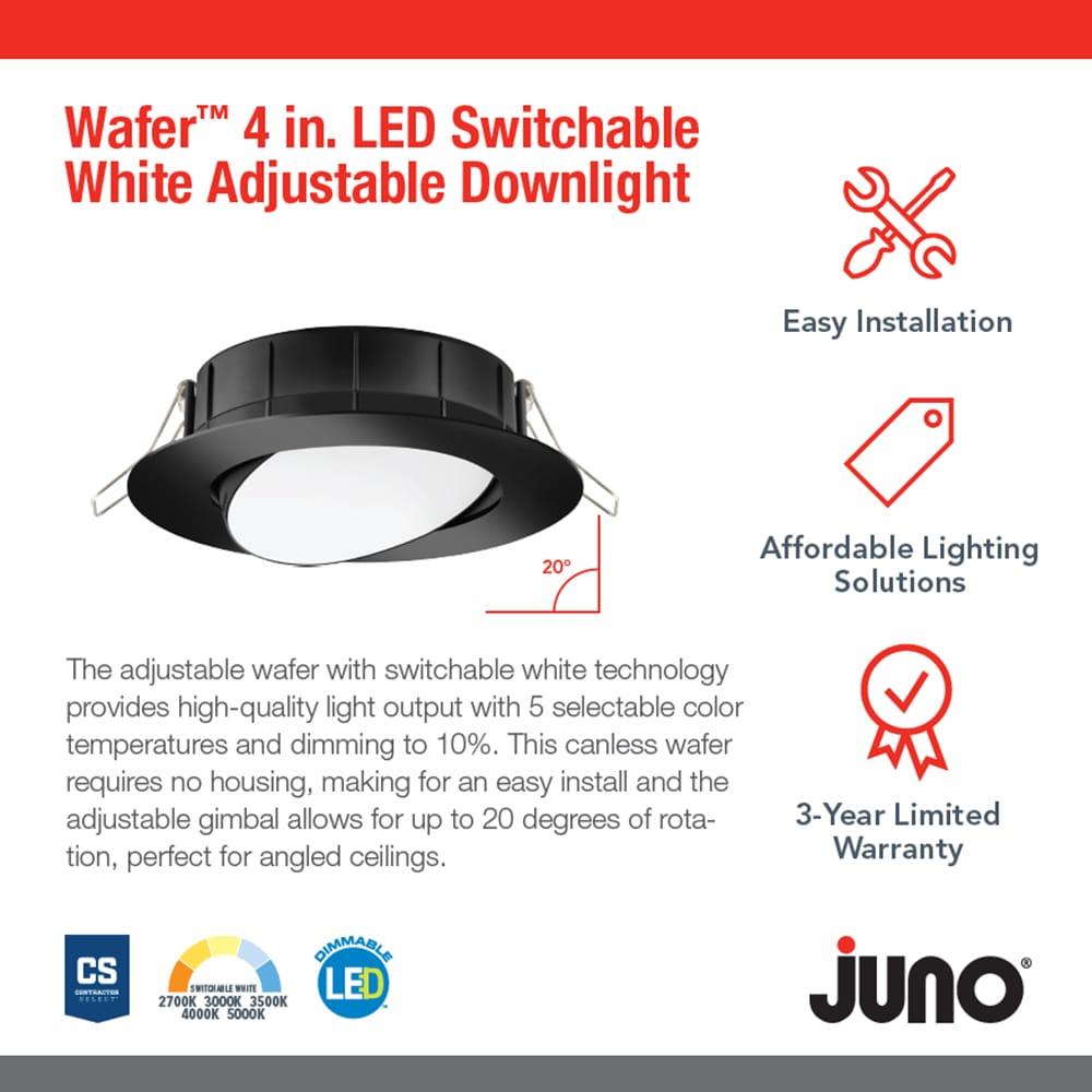 3.3'' Dimmable Air-Tight IC Rated Standard Recessed Lighting Kit