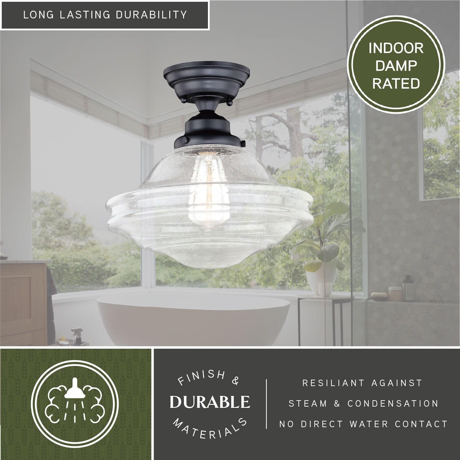 Vaxcel Huntley 1 - Light Flush Mount in  Oil Rubbed Bronze