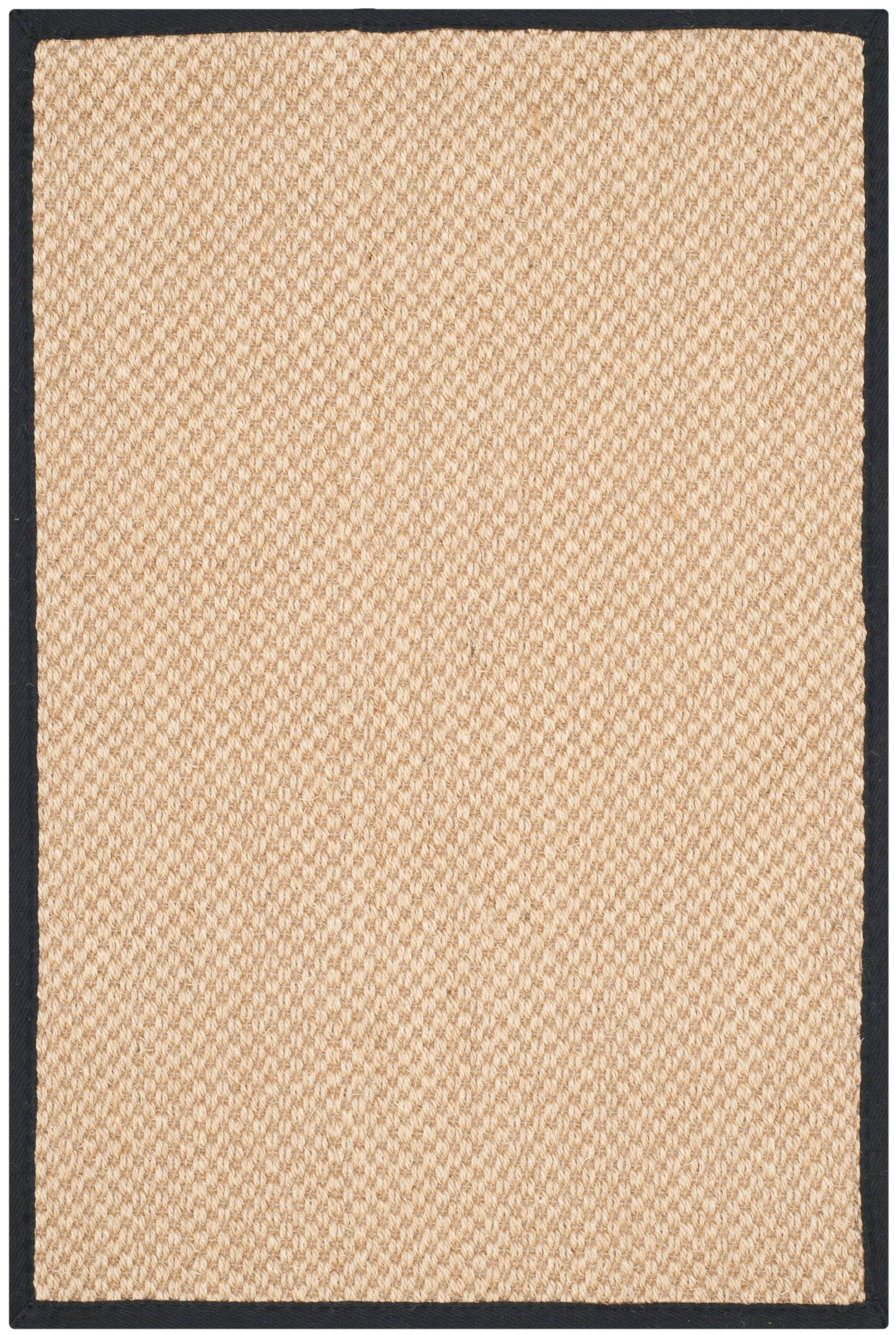 Natural Fiber NF141 Power Loomed Indoor Accent Rug - Maize/Black - 3'x5' - Safavieh.
