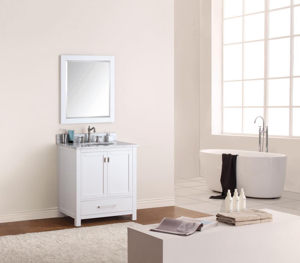 Avanity Modero-V30 Modero 30" Single Free Standing Wood Vanity Cabinet Only - White