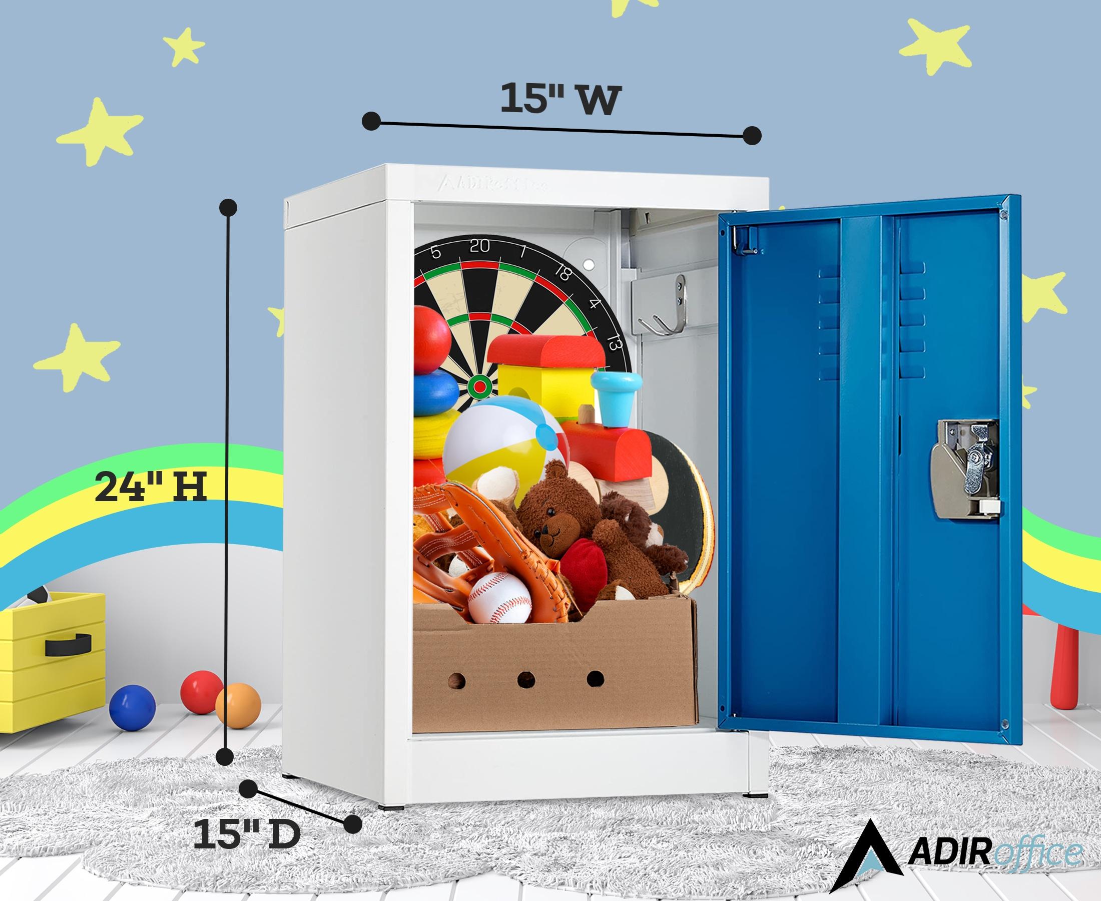 AdirOffice Steel 1-Tier School and Home Storage Locker