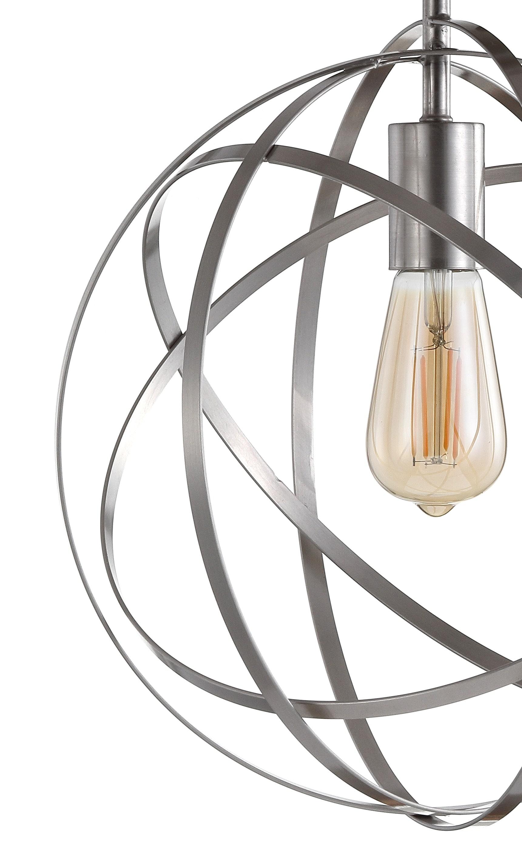 Alma 13" Metal LED Flush Mount, Nickel