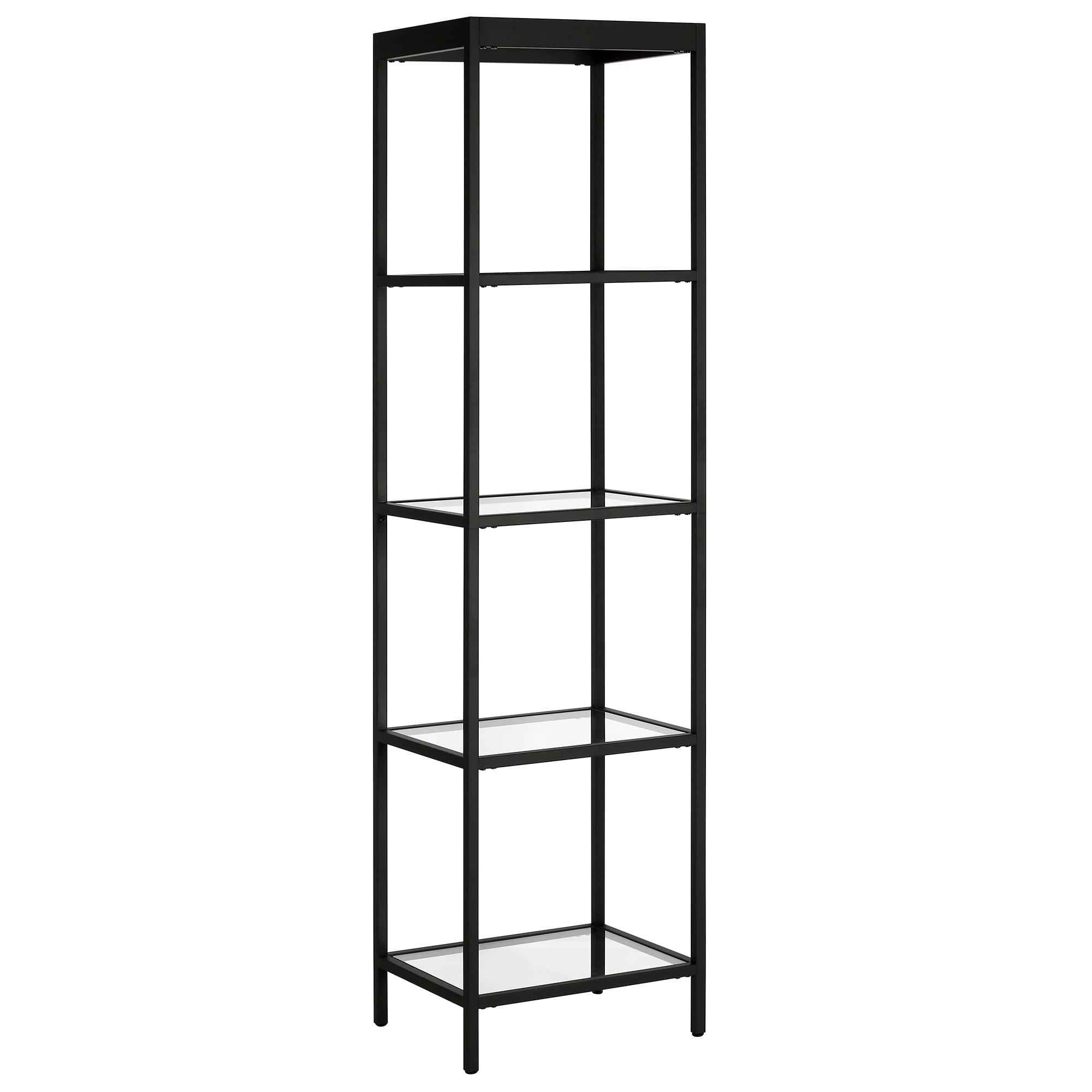 Blackened Bronze 70" Quintuple-Tier Rectangular Étagère